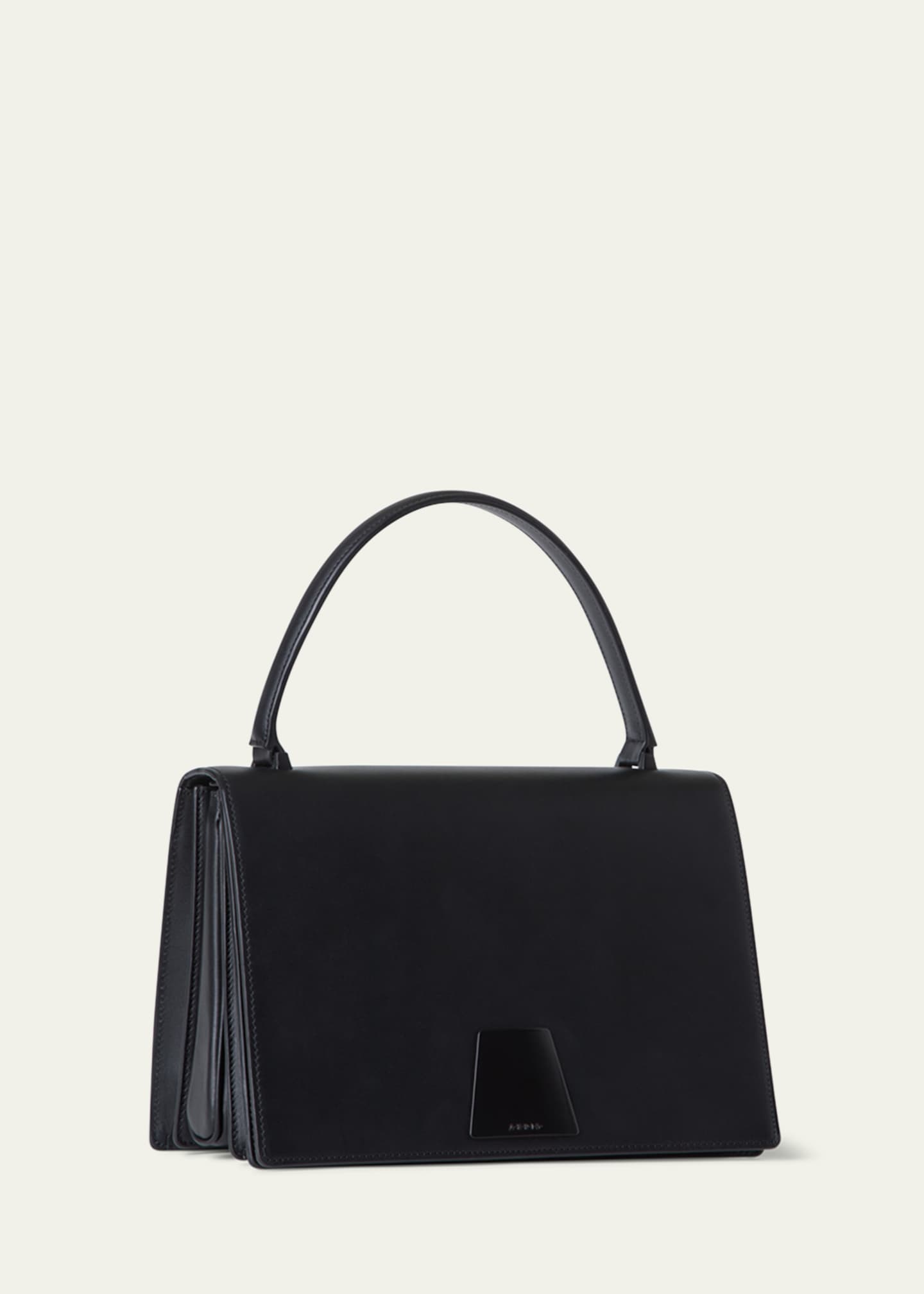 Akris Alice Medium Leather Top-Handle Bag Image 5 of 5