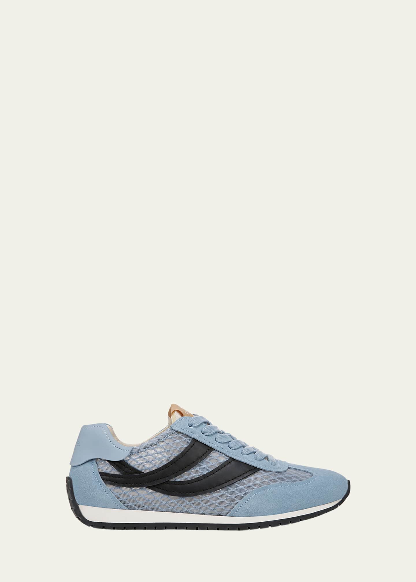 Vince Oasis Mixed Leather Net Retro Sneakers Image 1 of 5