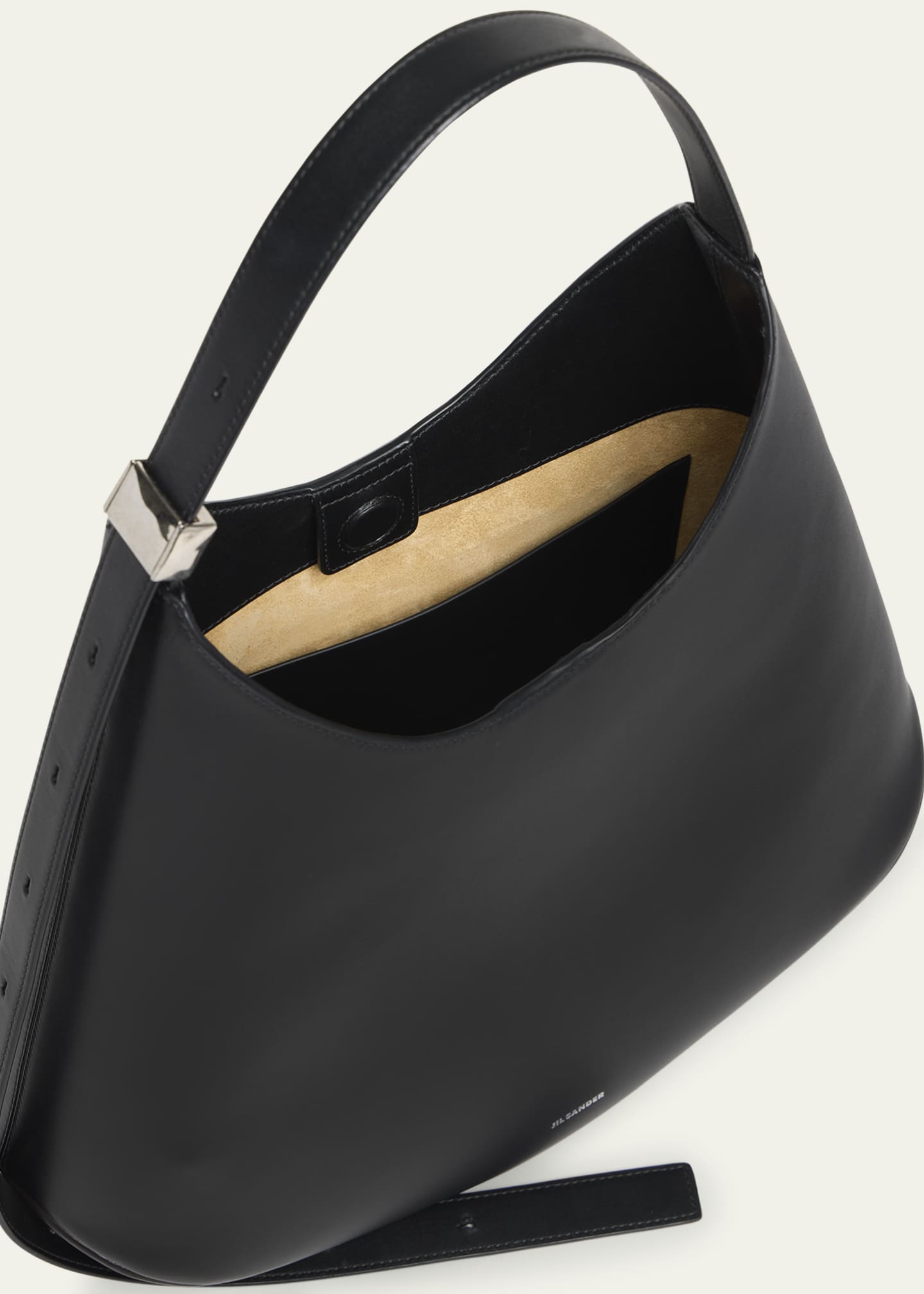 Jil Sander Eldorado Medium Calfskin Hobo Bag Image 4 of 5