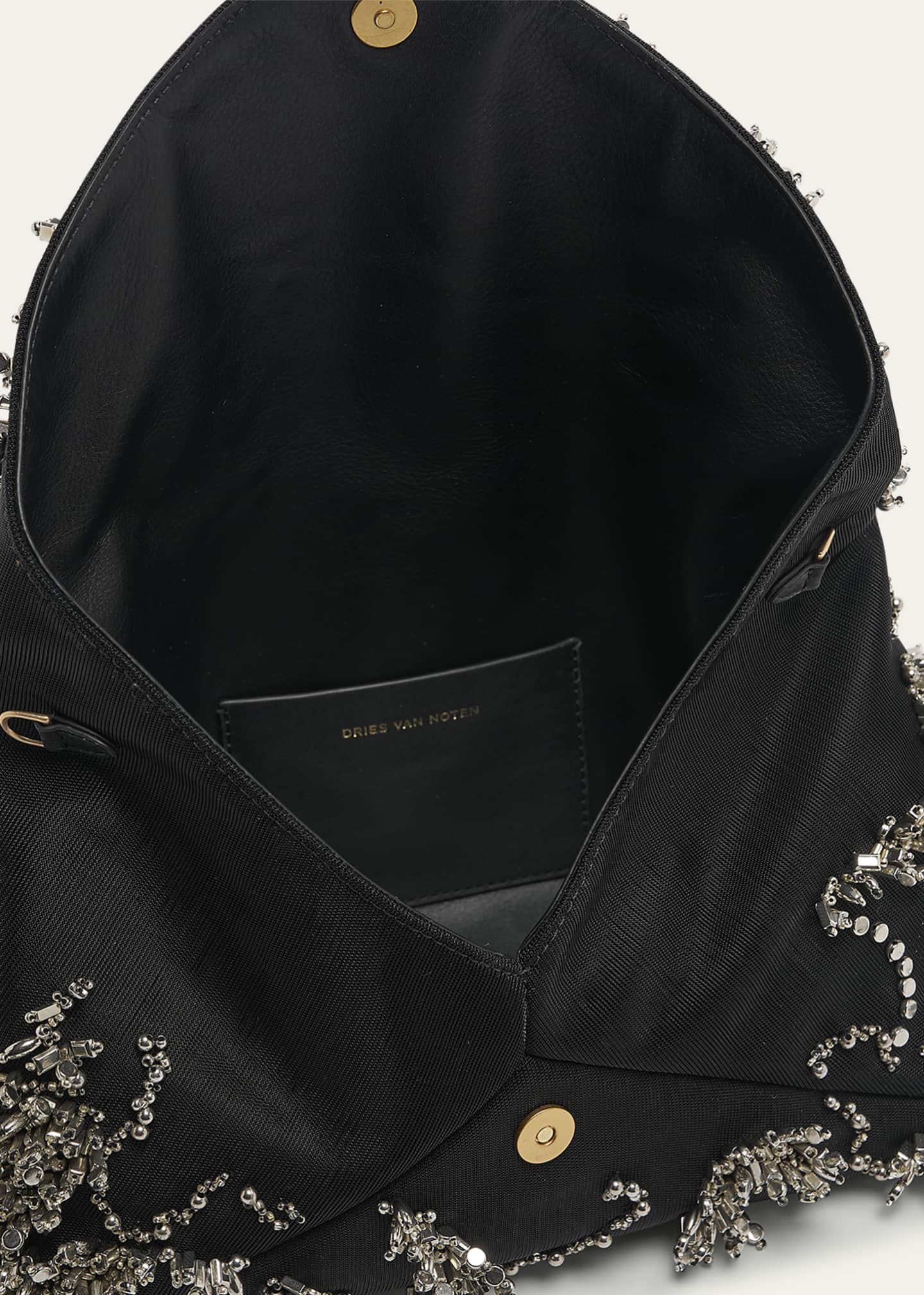 Dries Van Noten Beaded Envelope Flap Clutch Bag Image 4 of 6