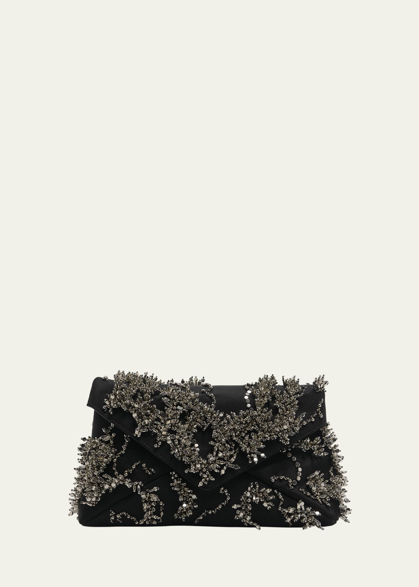 Dries Van Noten Beaded Envelope Flap Clutch Bag Image 1 of 6