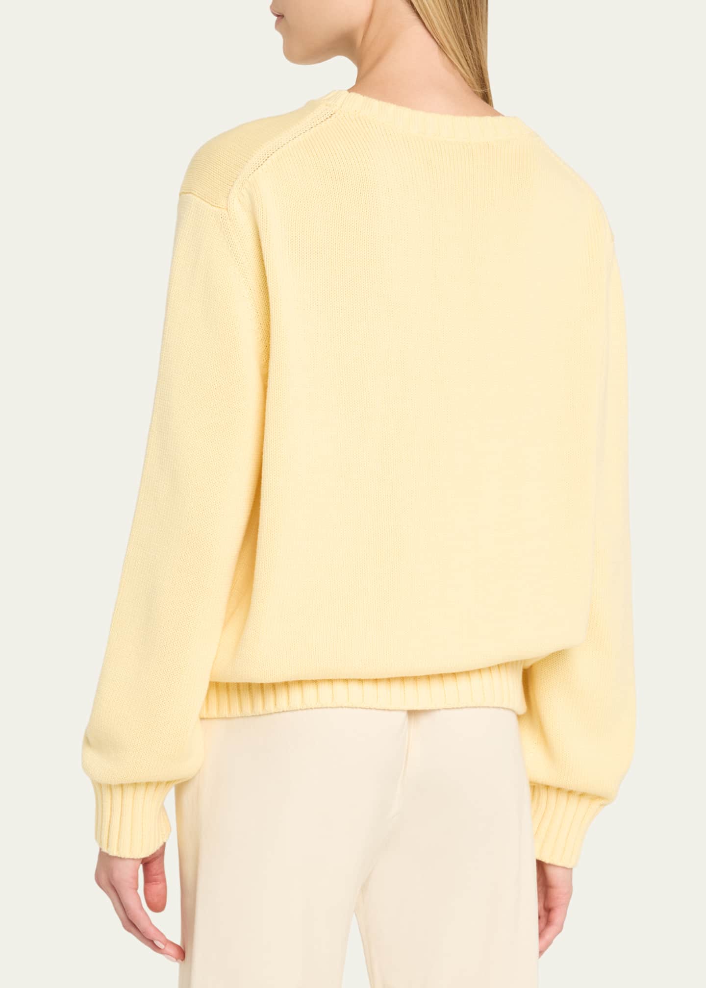 HIGH SPORT Jordan Cotton Crewneck Sweater Image 3 of 5