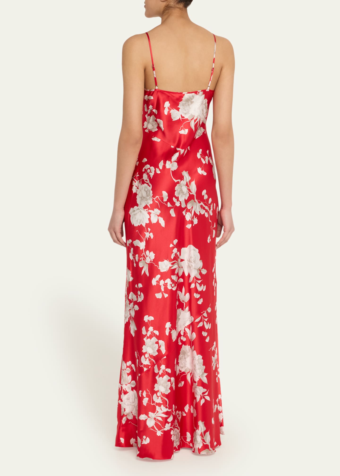 L'Agence Charmaine U-Neck Silk Gown Image 3 of 5