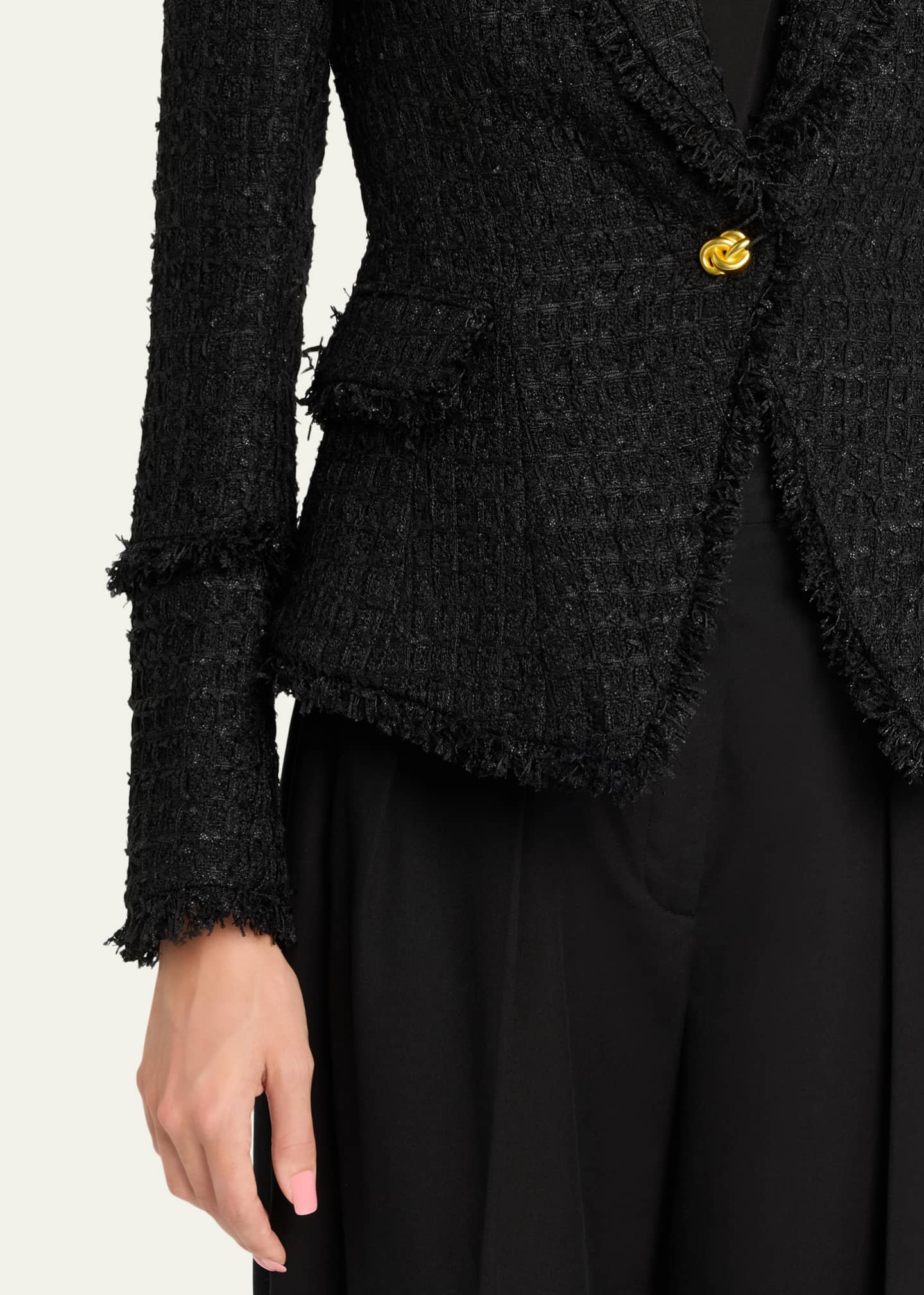 Kaisley Waffle Tweed Blazer