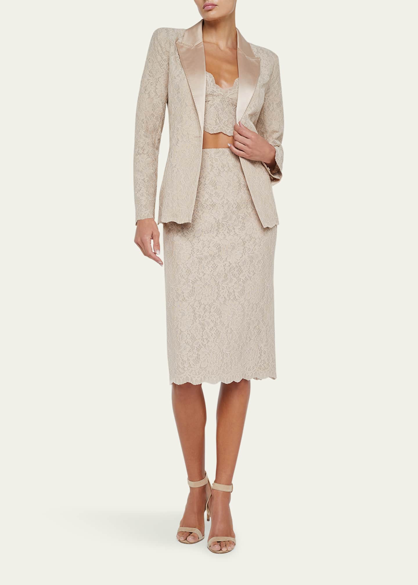 L'Agence Clementine Lace Blazer Image 2 of 4
