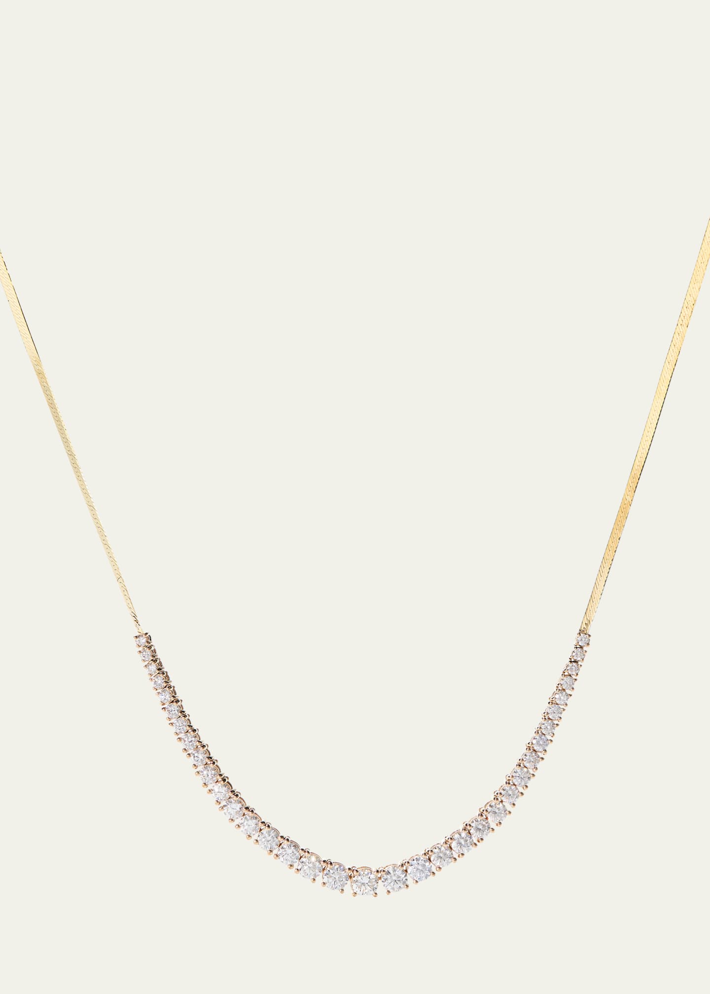 Lana Flawless Graduating Diamond Tennis Necklace Image 2 of 3