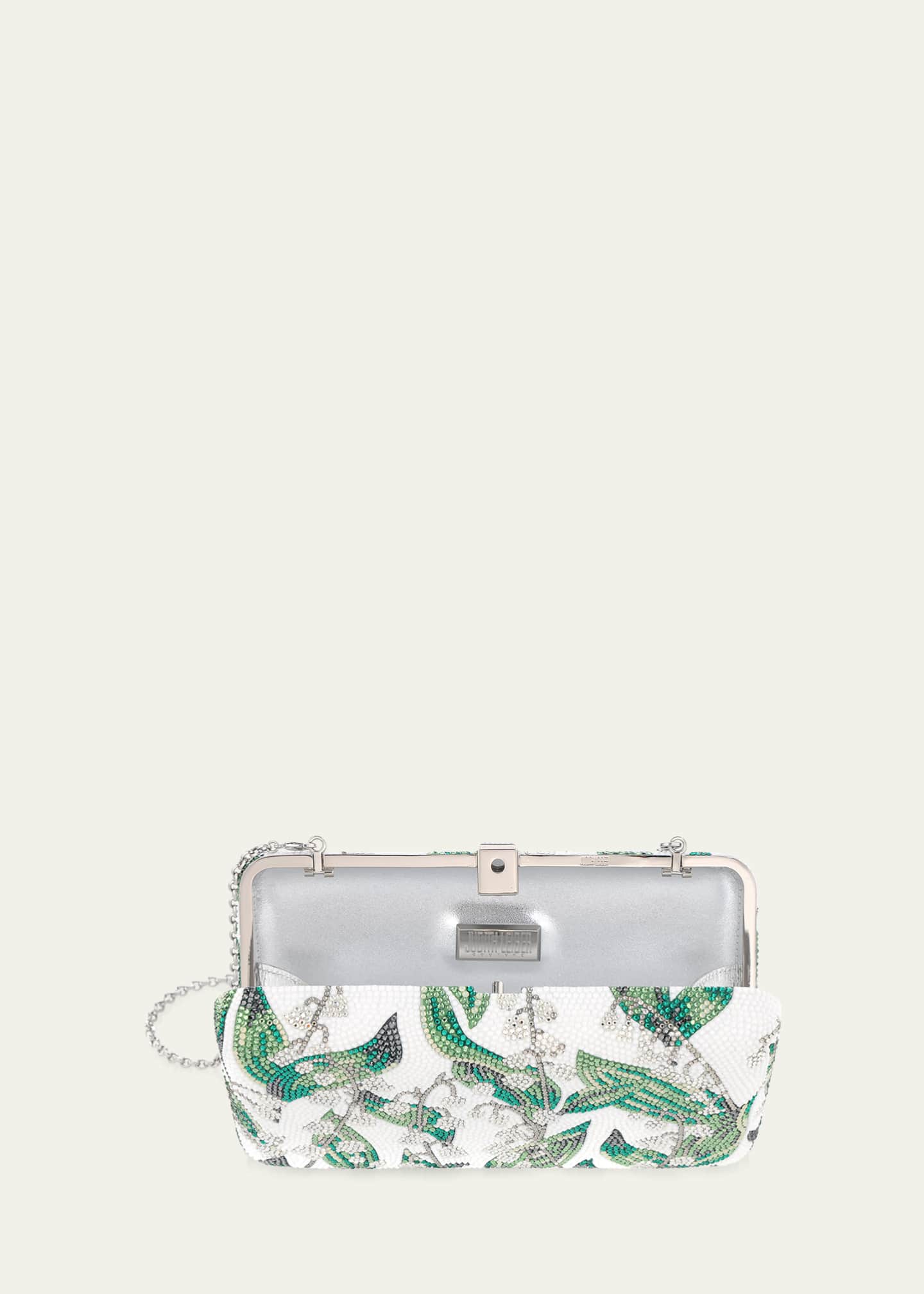 Judith Leiber Couture Lily of the Valley Crystal Clutch Bag Image 2 of 2
