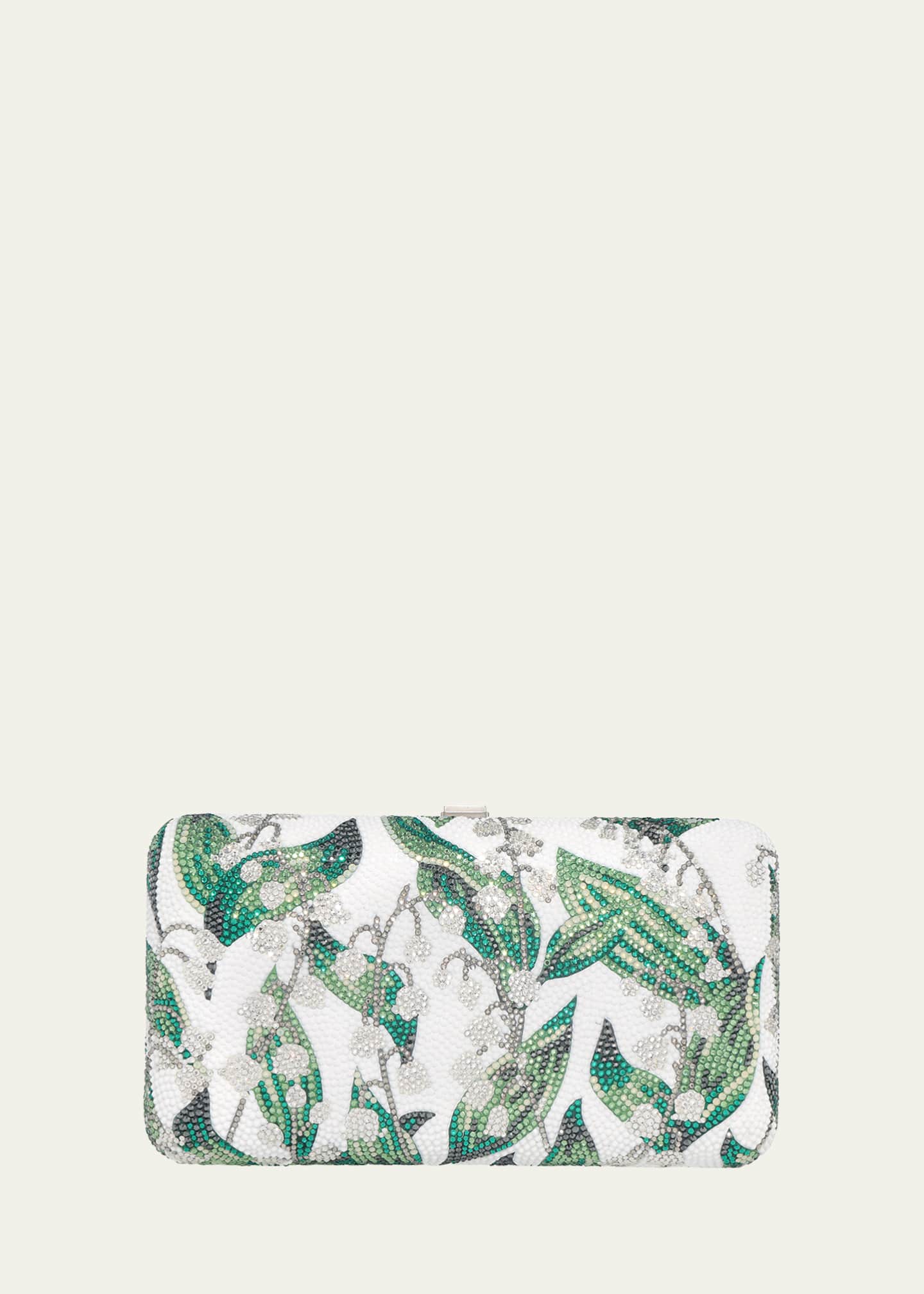 Judith Leiber Couture Lily of the Valley Crystal Clutch Bag Image 1 of 2