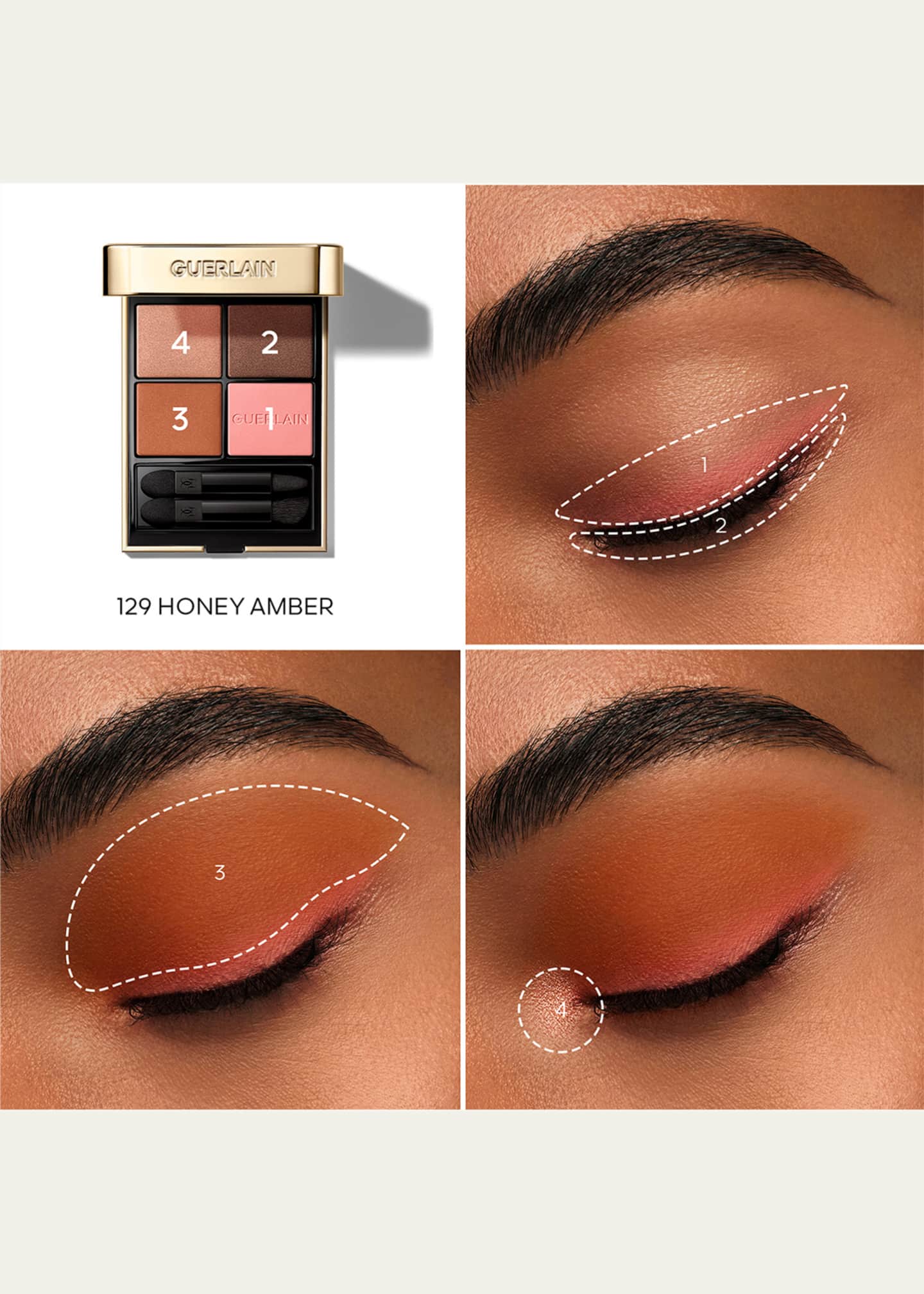 Guerlain Ombres G Quad Eyeshadow Palette Image 3 of 5