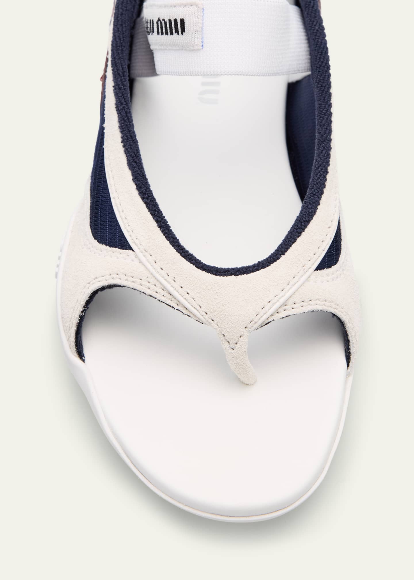 Miu Miu Colorblock Tech Thong Sneakers Image 6 of 6