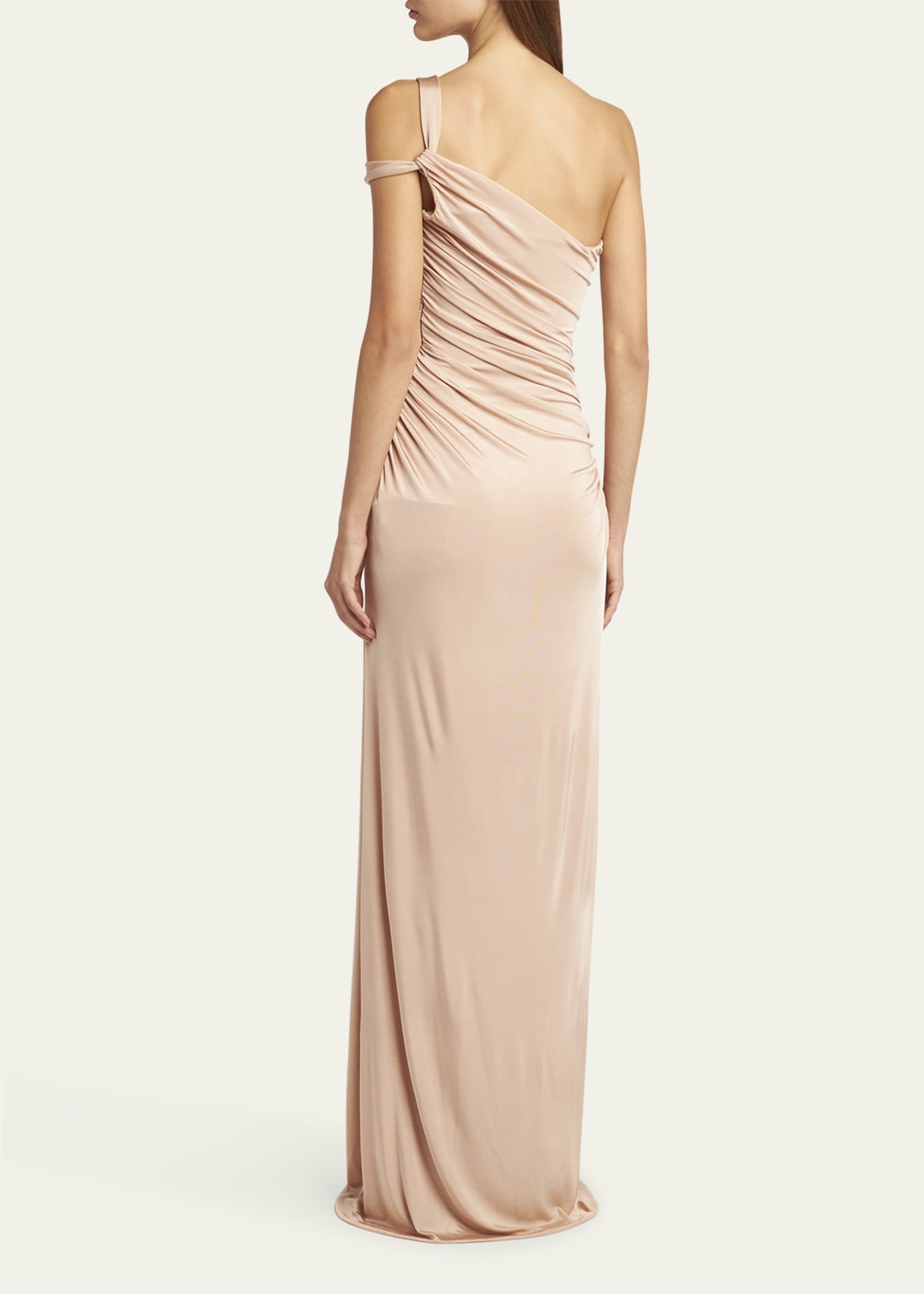 TOM FORD One-Shoulder Ruched Gown Image 3 of 5