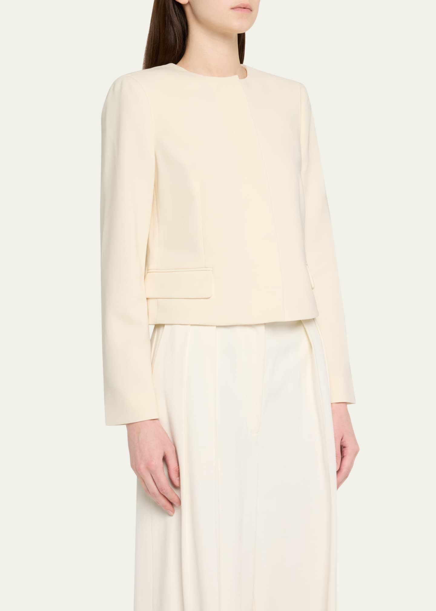 Theory Clean Crepe Jacket Image 3 of 4