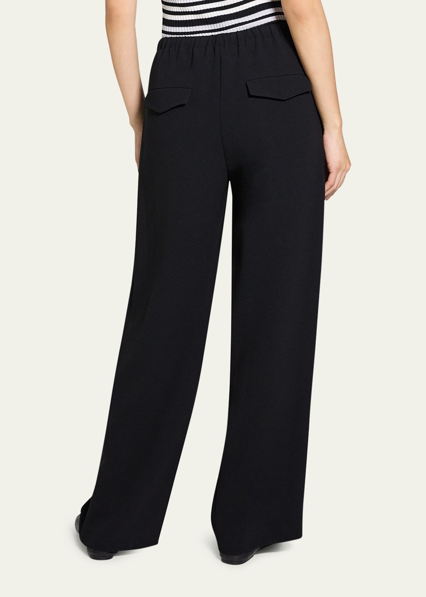 Theory Pleated Casual Drawstring Pants Image 3 of 5
