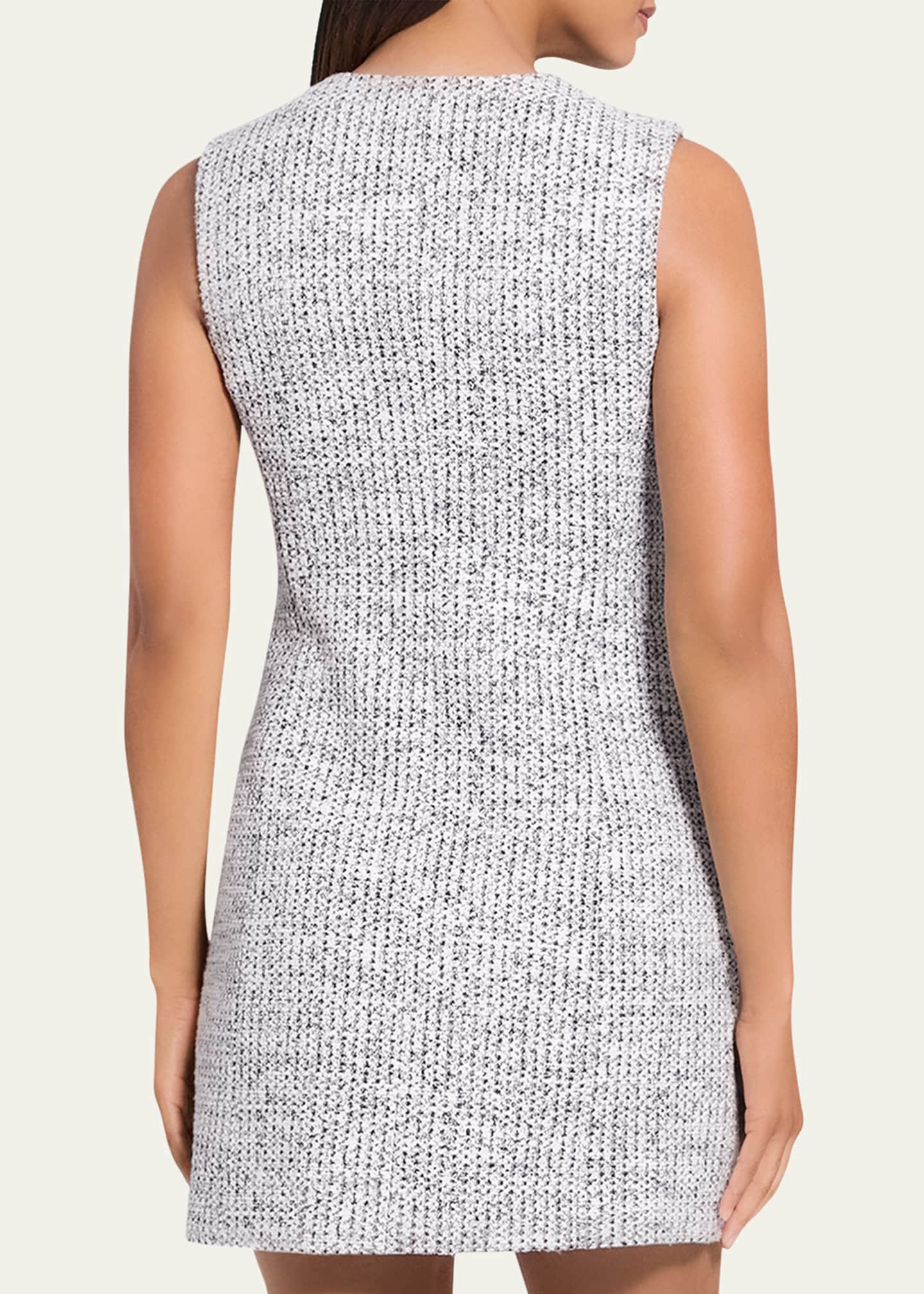 Theory Tweed Sleeveless Blazer Dress Image 3 of 5