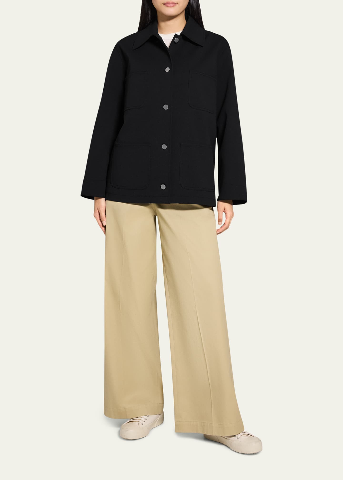 Theory Oversized Utility Jacket Image 2 of 5