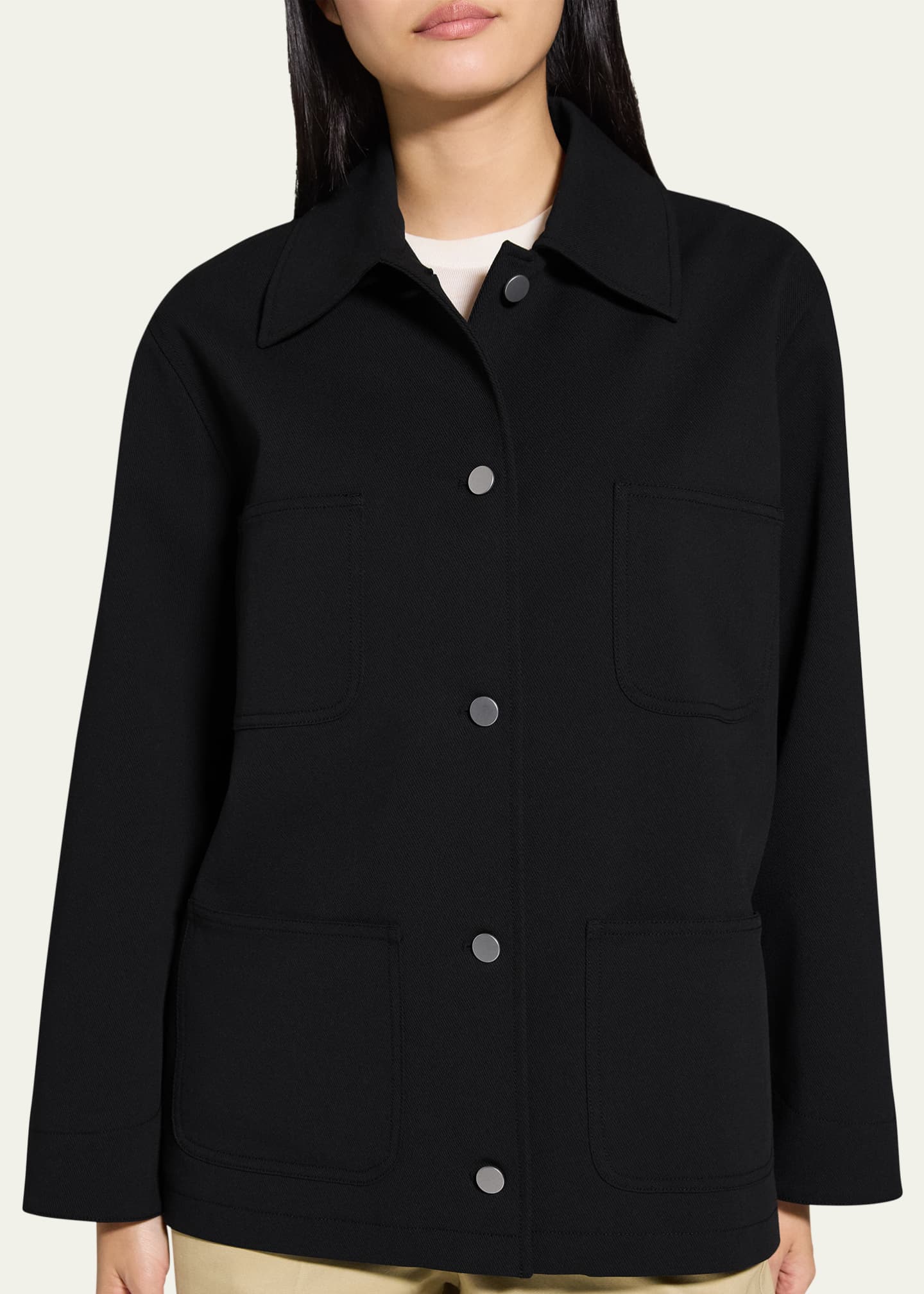 Theory Oversized Utility Jacket Image 5 of 5