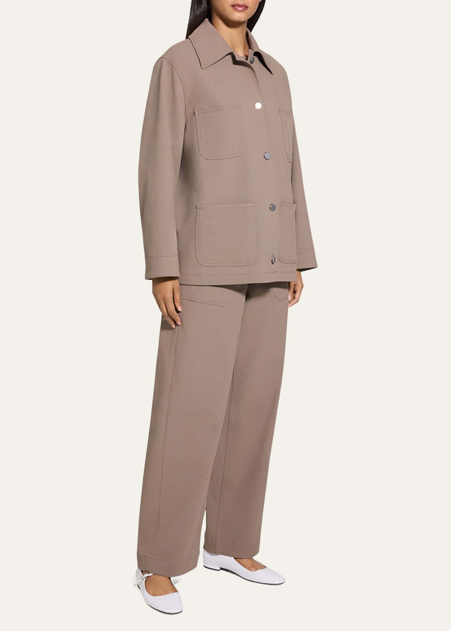 Theory Oversized Utility Jacket Image 2 of 5