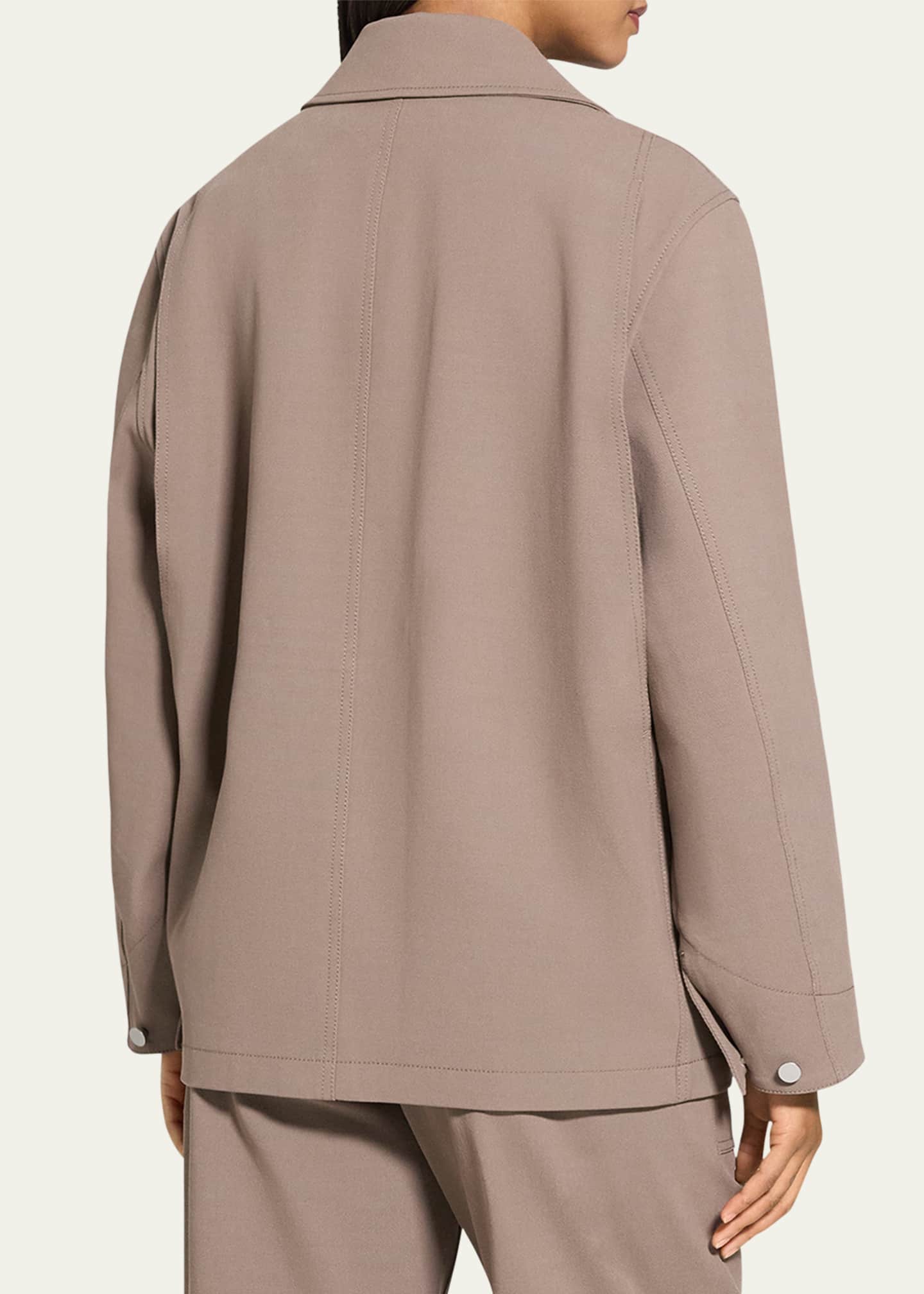 Theory Oversized Utility Jacket Image 3 of 5