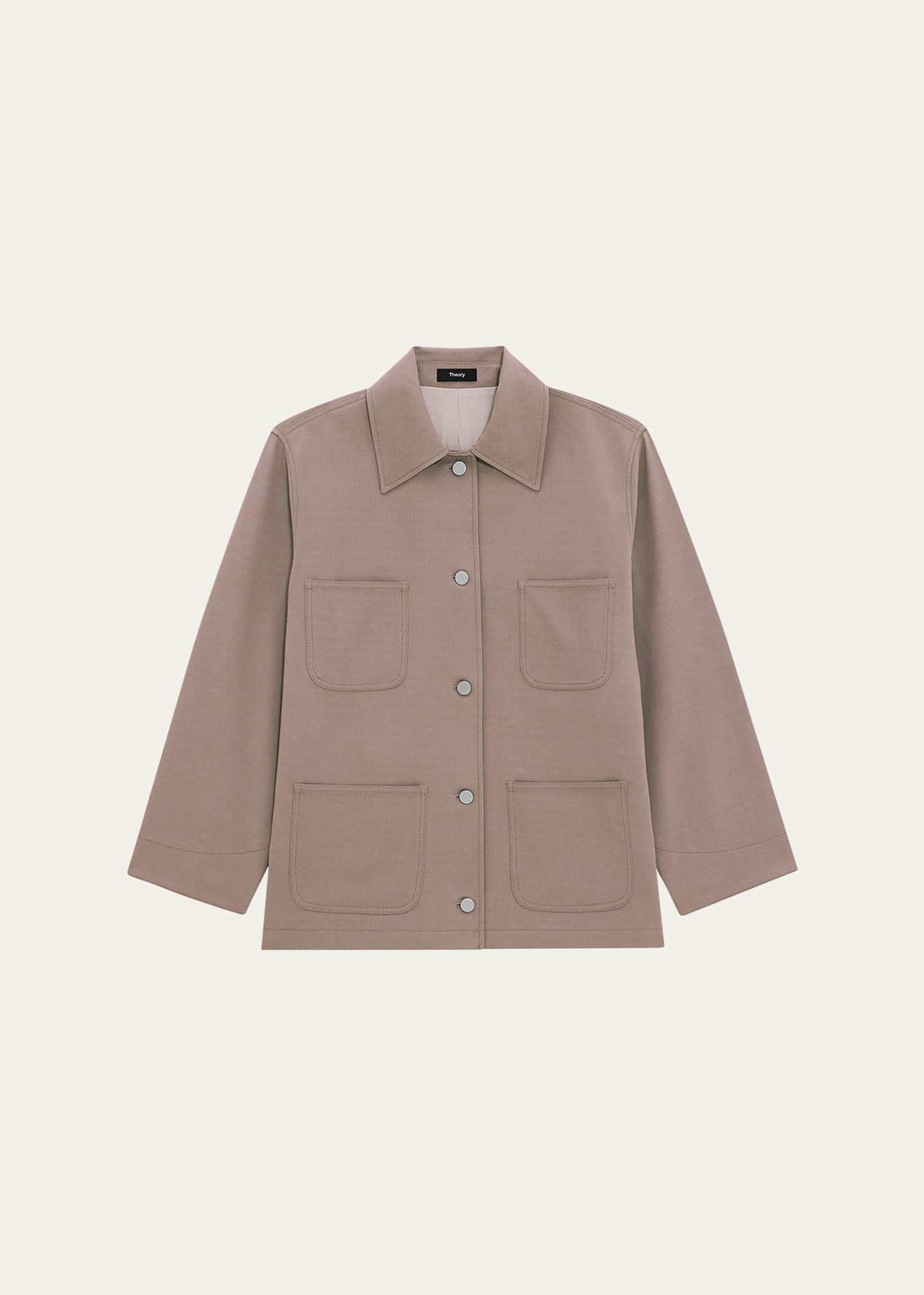 Theory Oversized Utility Jacket Image 1 of 5