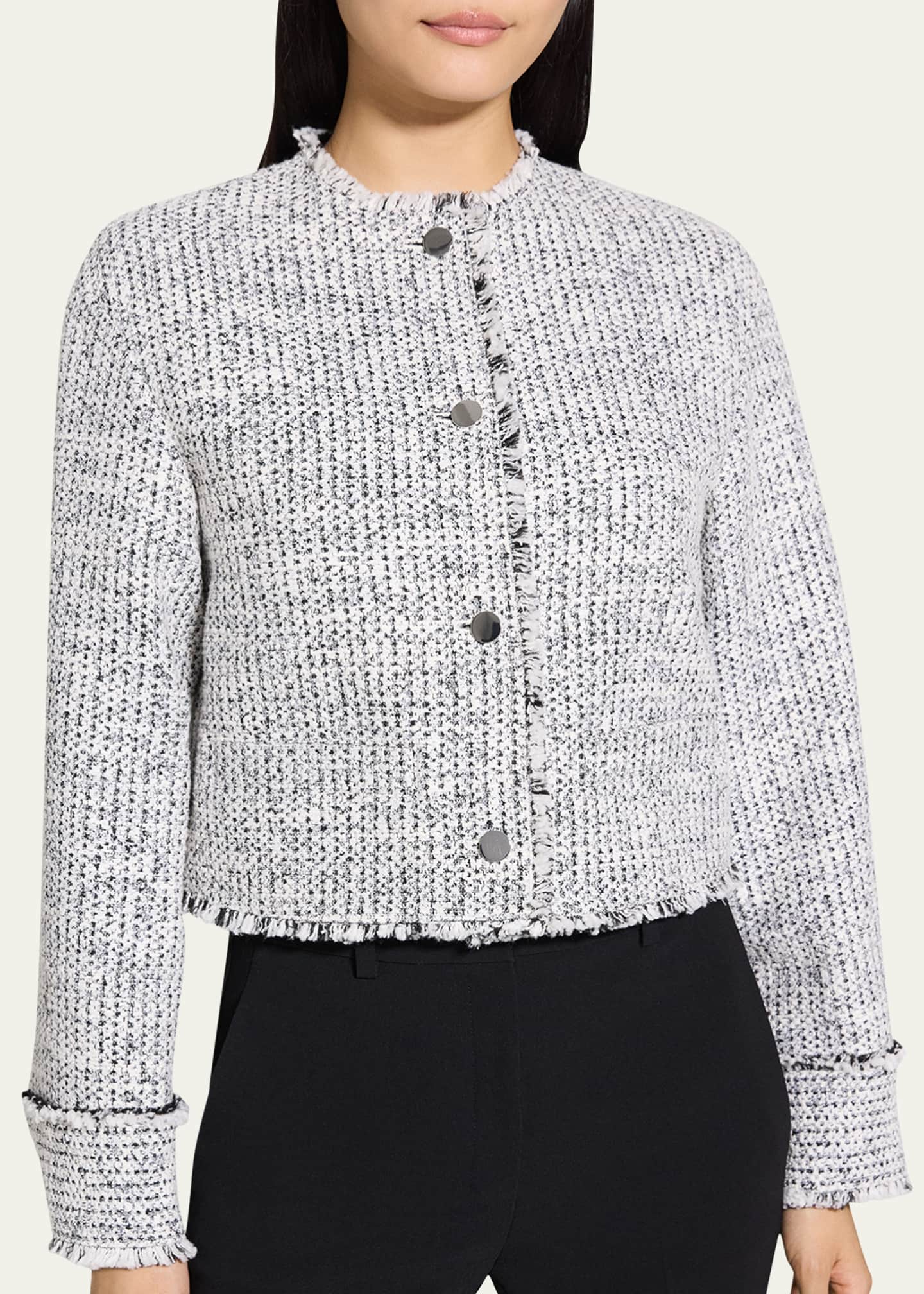 Theory Tailored Tweed Jacket Image 3 of 3
