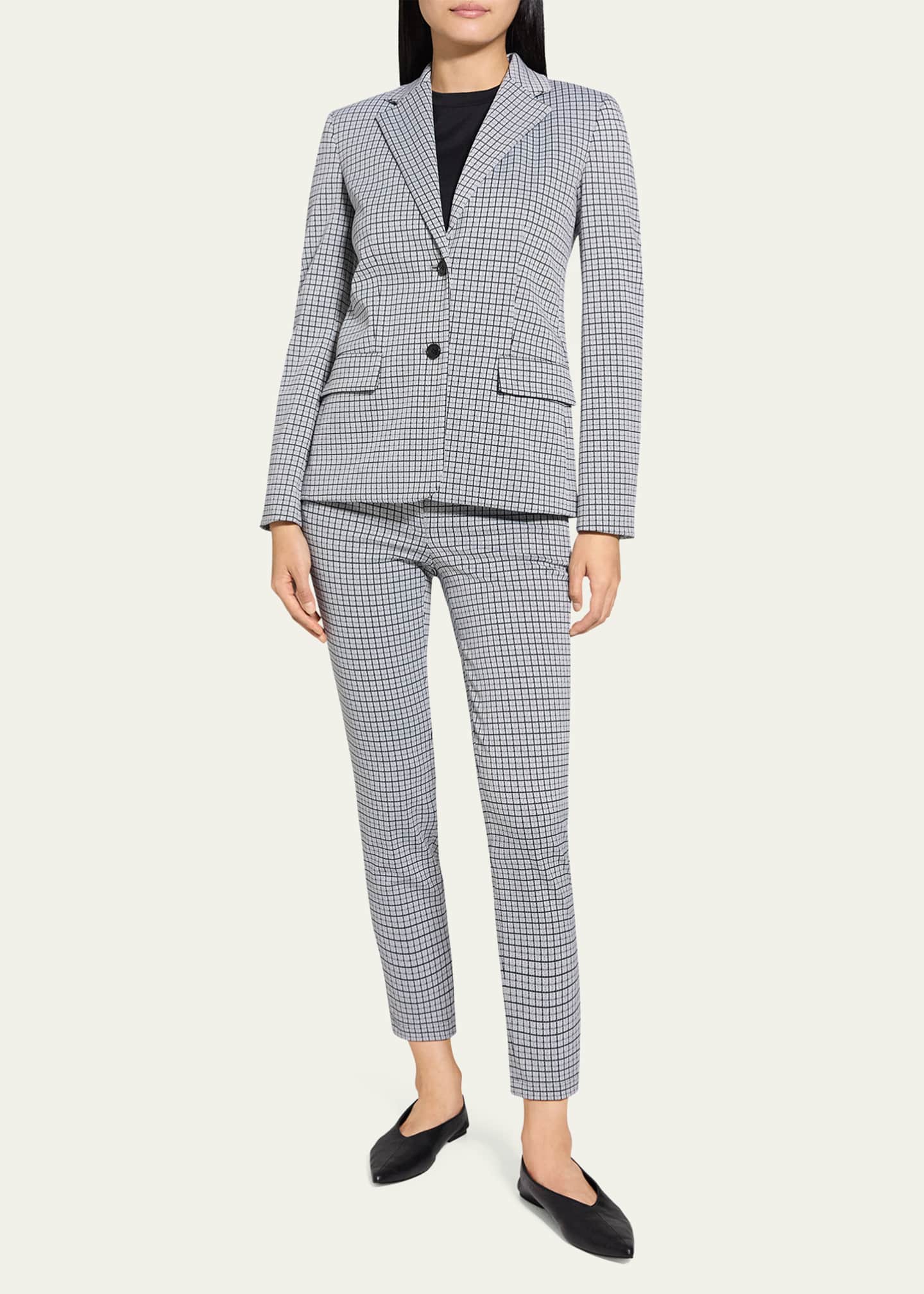 Theory Single-Breasted Two-Button Blazer Image 2 of 5