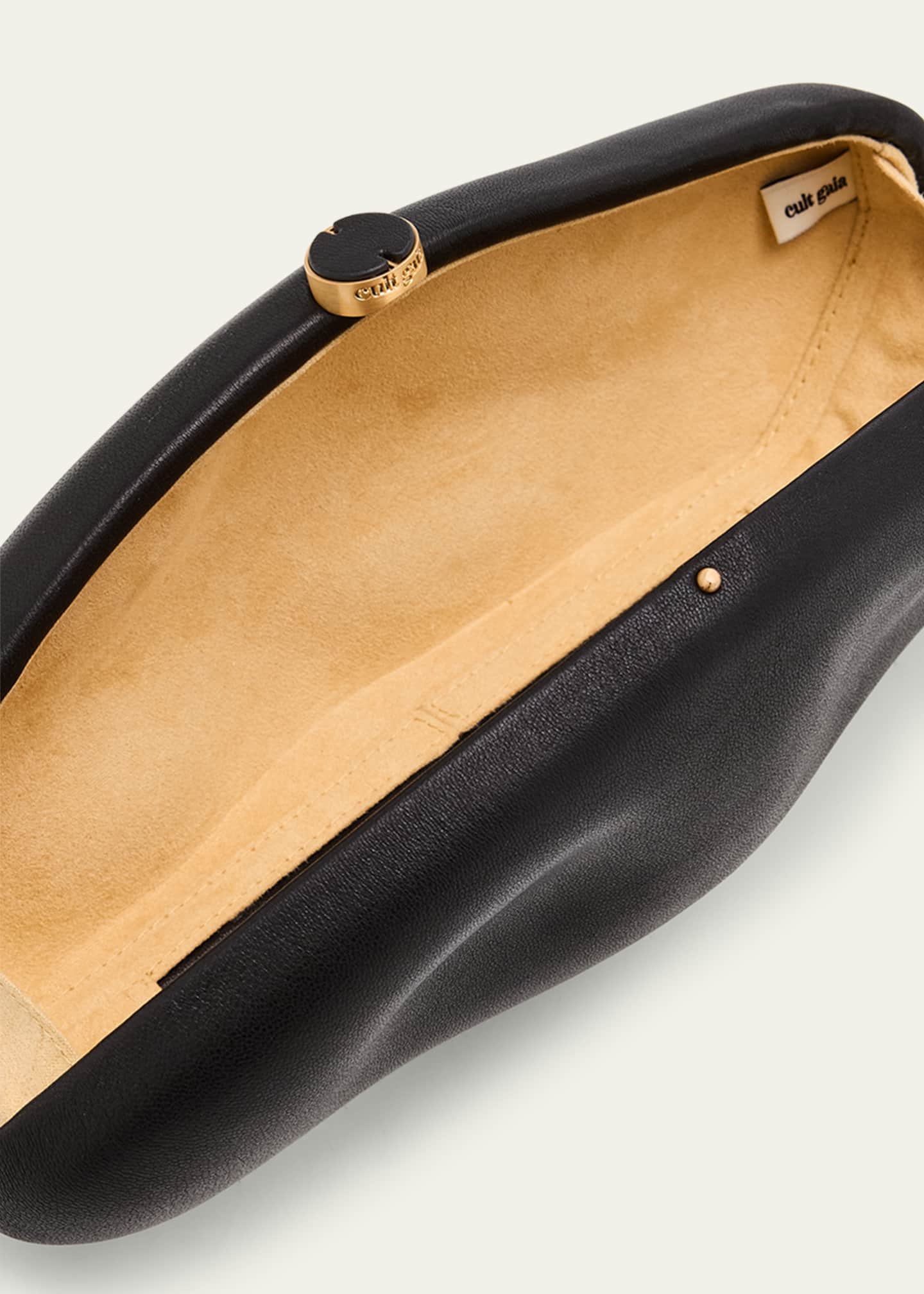 Cult Gaia The Caldera Leather Clutch Bag Image 4 of 6