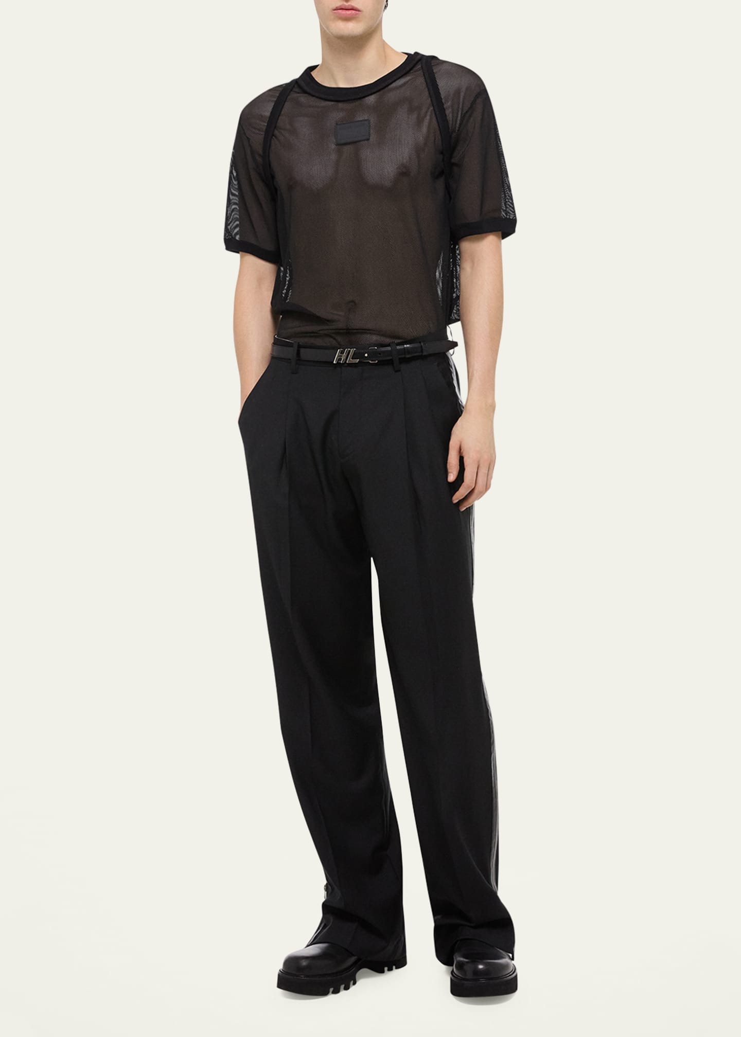 Men's Sheer Stretch Mesh T-Shirt