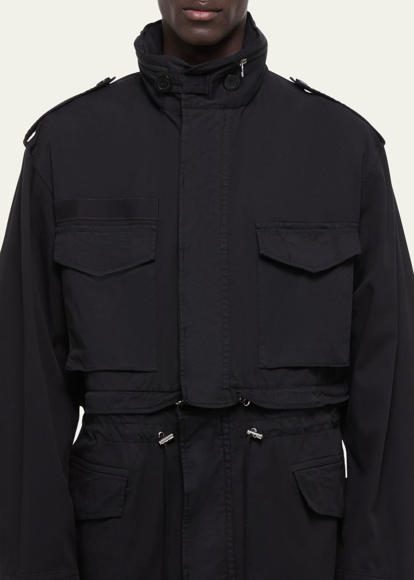 Helmut Lang Men's Field Jacket with Stowaway Hood - Bergdorf Goodman