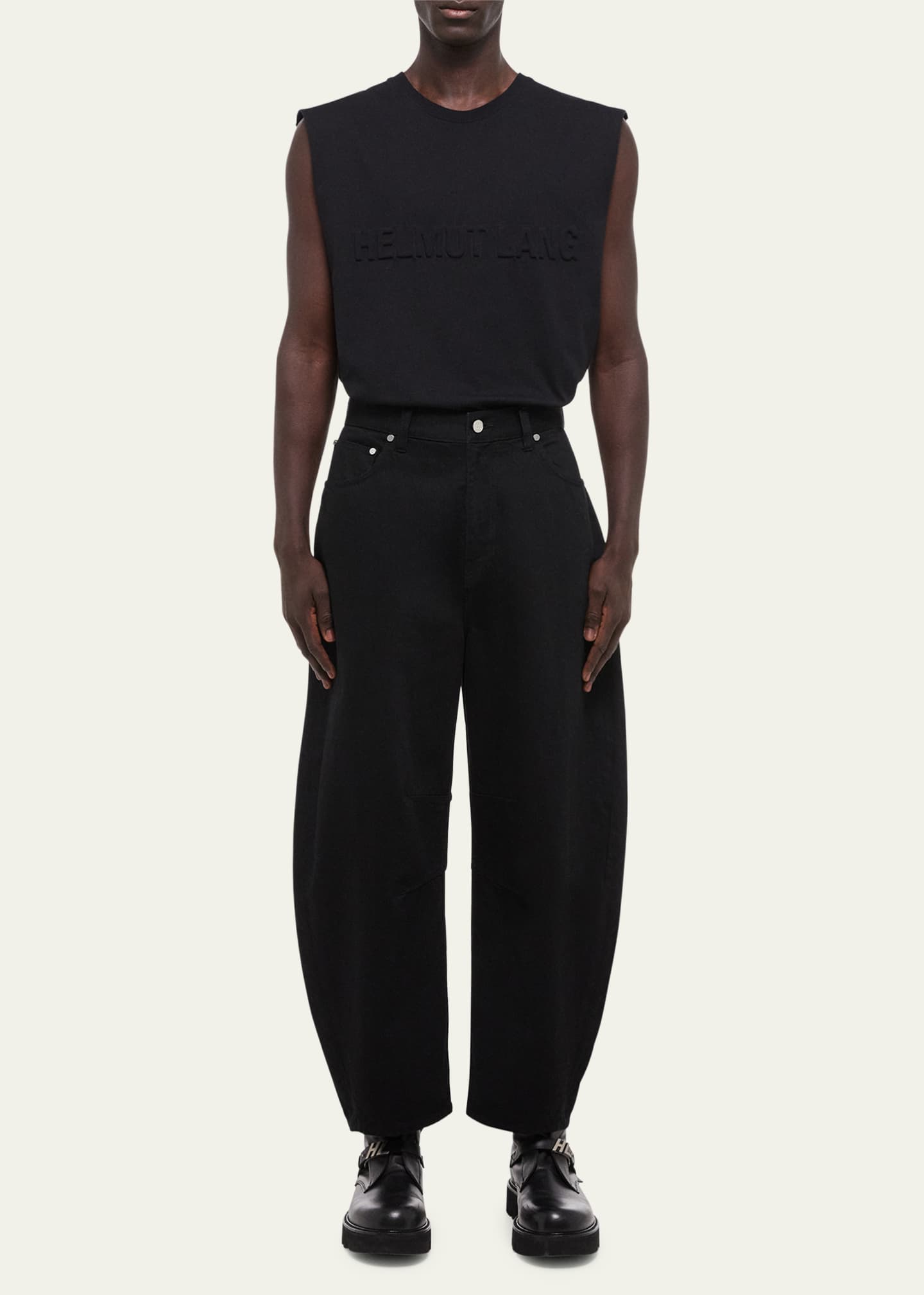 Helmut Lang Men's Denim Cocoon Pants Image 2 of 5