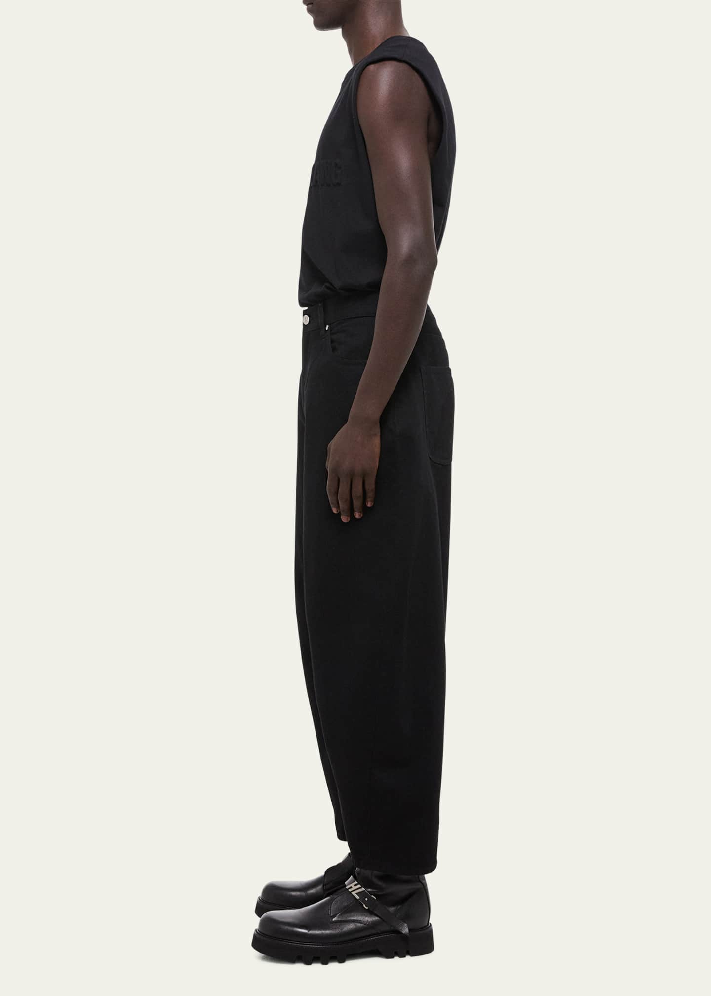 Helmut Lang Men's Denim Cocoon Pants Image 4 of 5