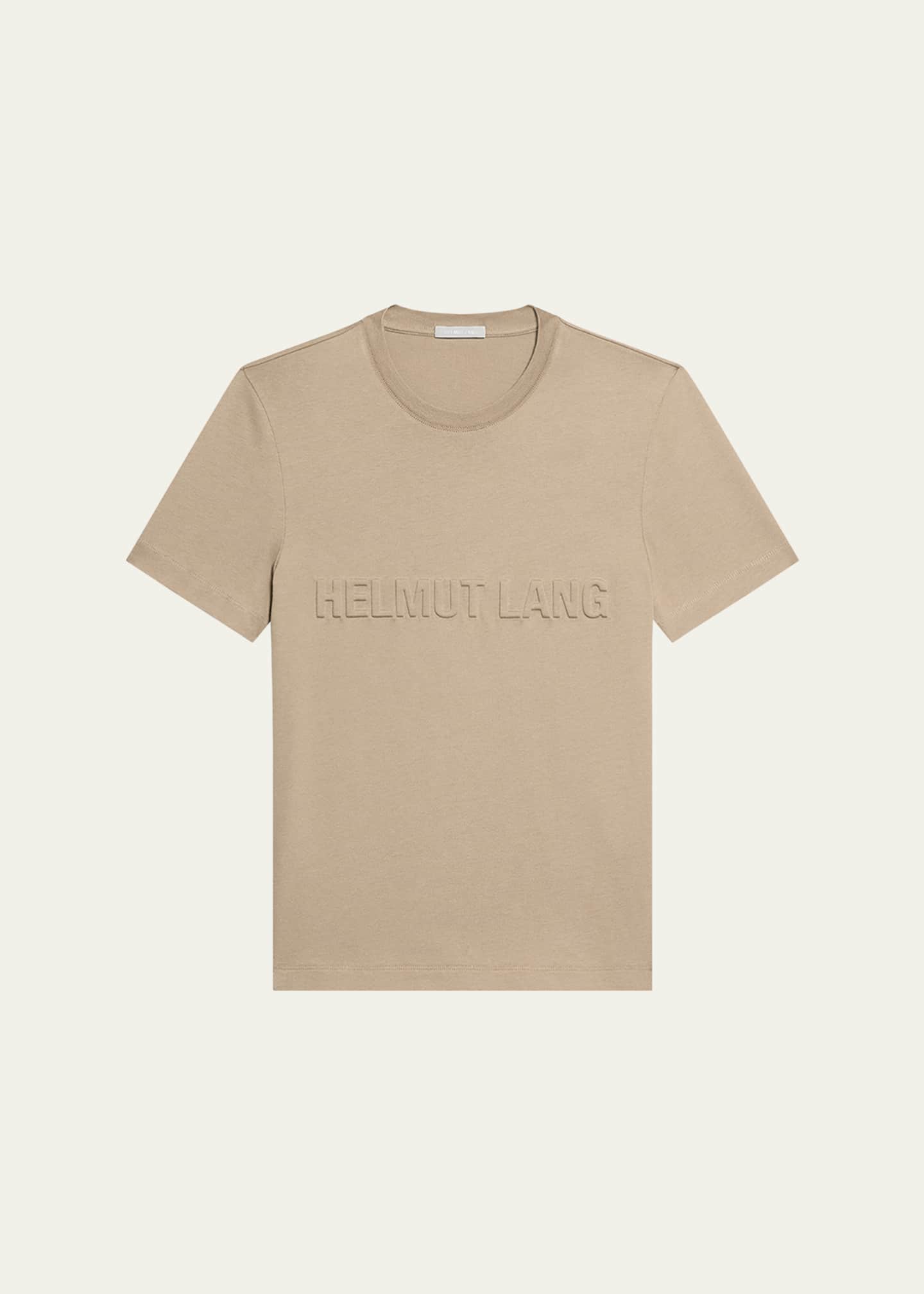 Helmut Lang Men's Embossed Cotton T-Shirt Image 1 of 5