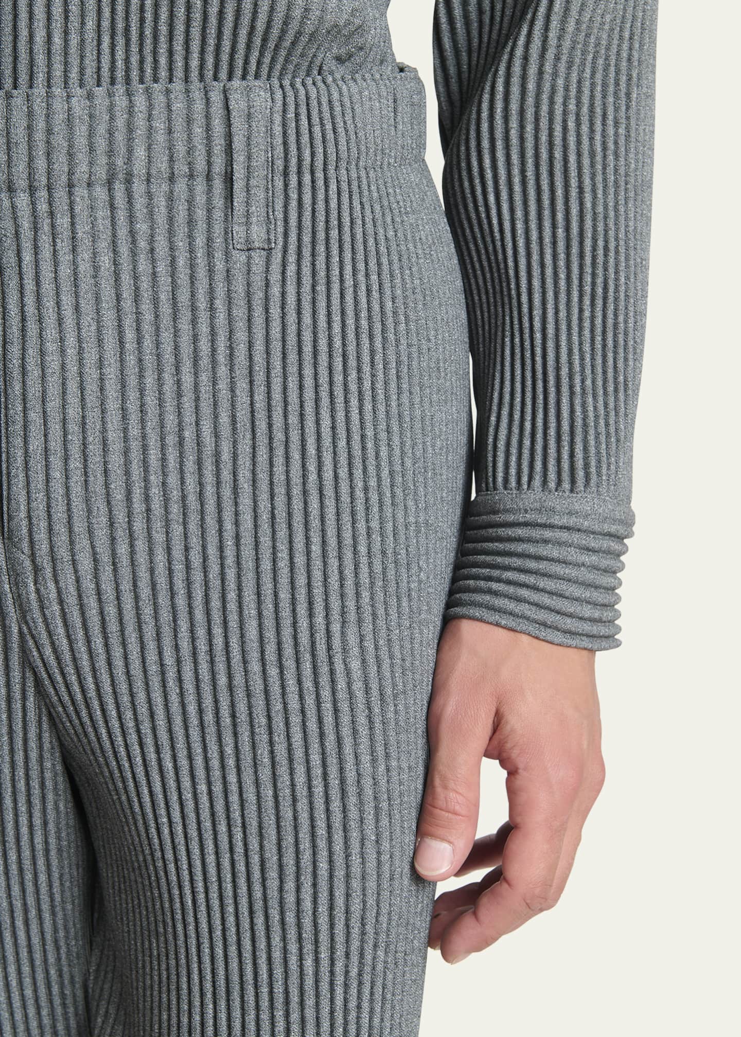 Homme Plisse Issey Miyake Men's Pleated Pull-On Pants Image 5 of 5