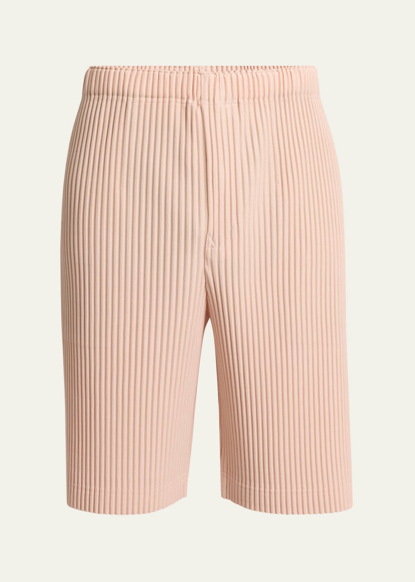 Homme Plisse Issey Miyake Men's Pleated Pull-On Shorts Image 1 of 5