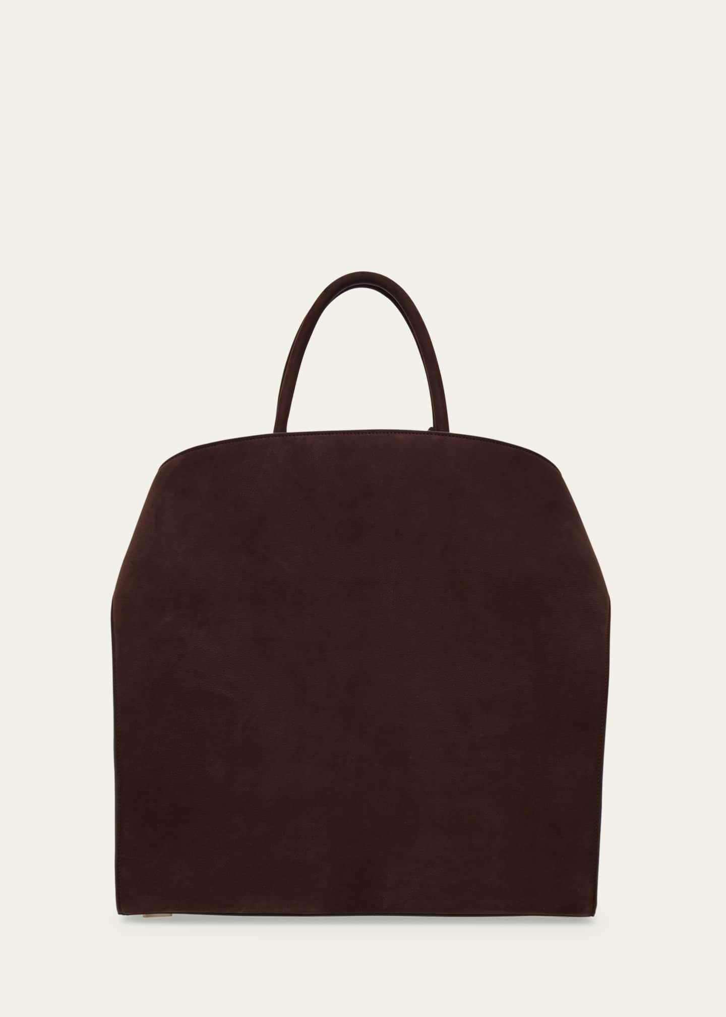 Ferragamo Men's Hug Leather Tote Bag Image 3 of 5