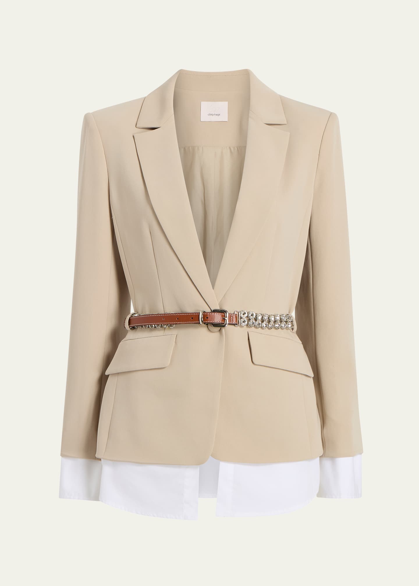 Cinq a Sept Vittoria Layered Jacket Image 1 of 3