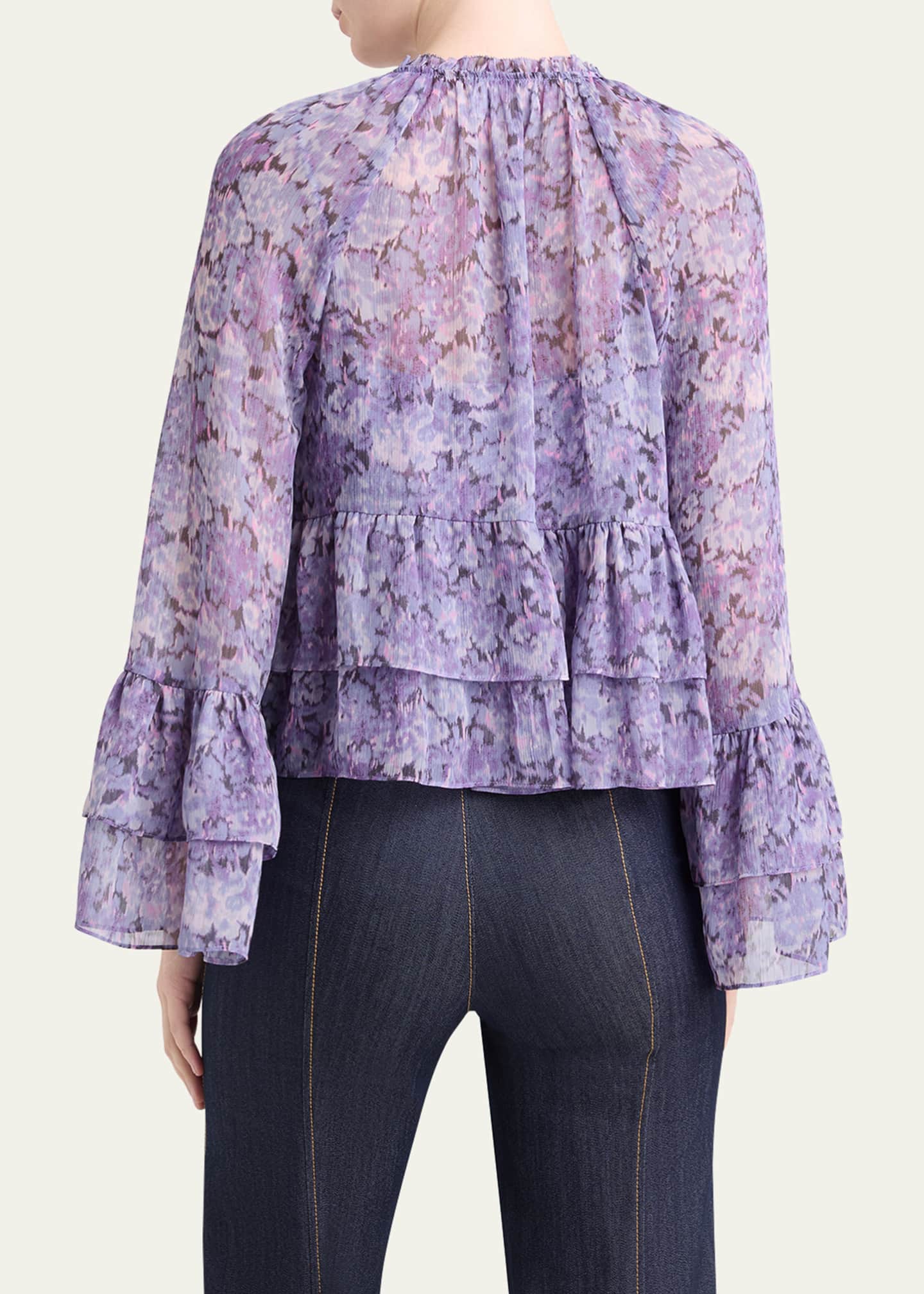 Cinq a Sept Daiya Ruffled Hydrangea Top Image 3 of 3