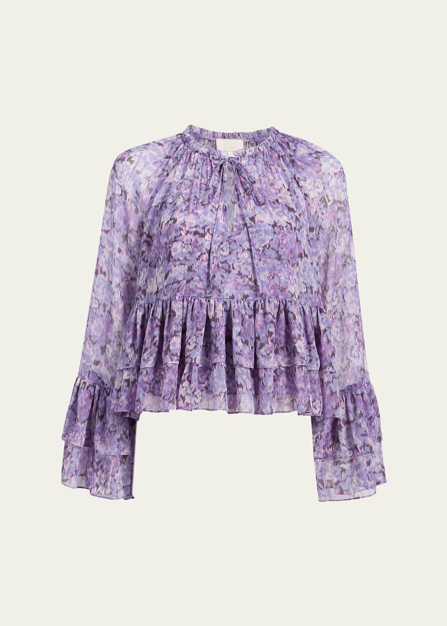 Cinq a Sept Daiya Ruffled Hydrangea Top Image 1 of 3