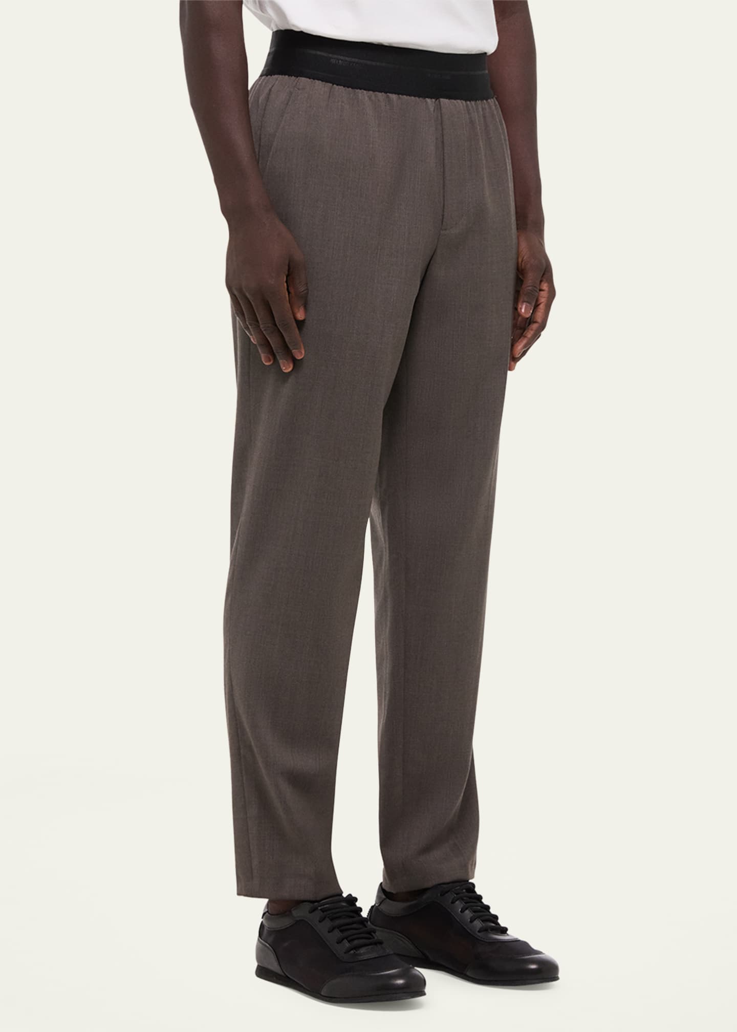 Helmut Lang Men's Tapered Pull-On Trousers Image 5 of 5