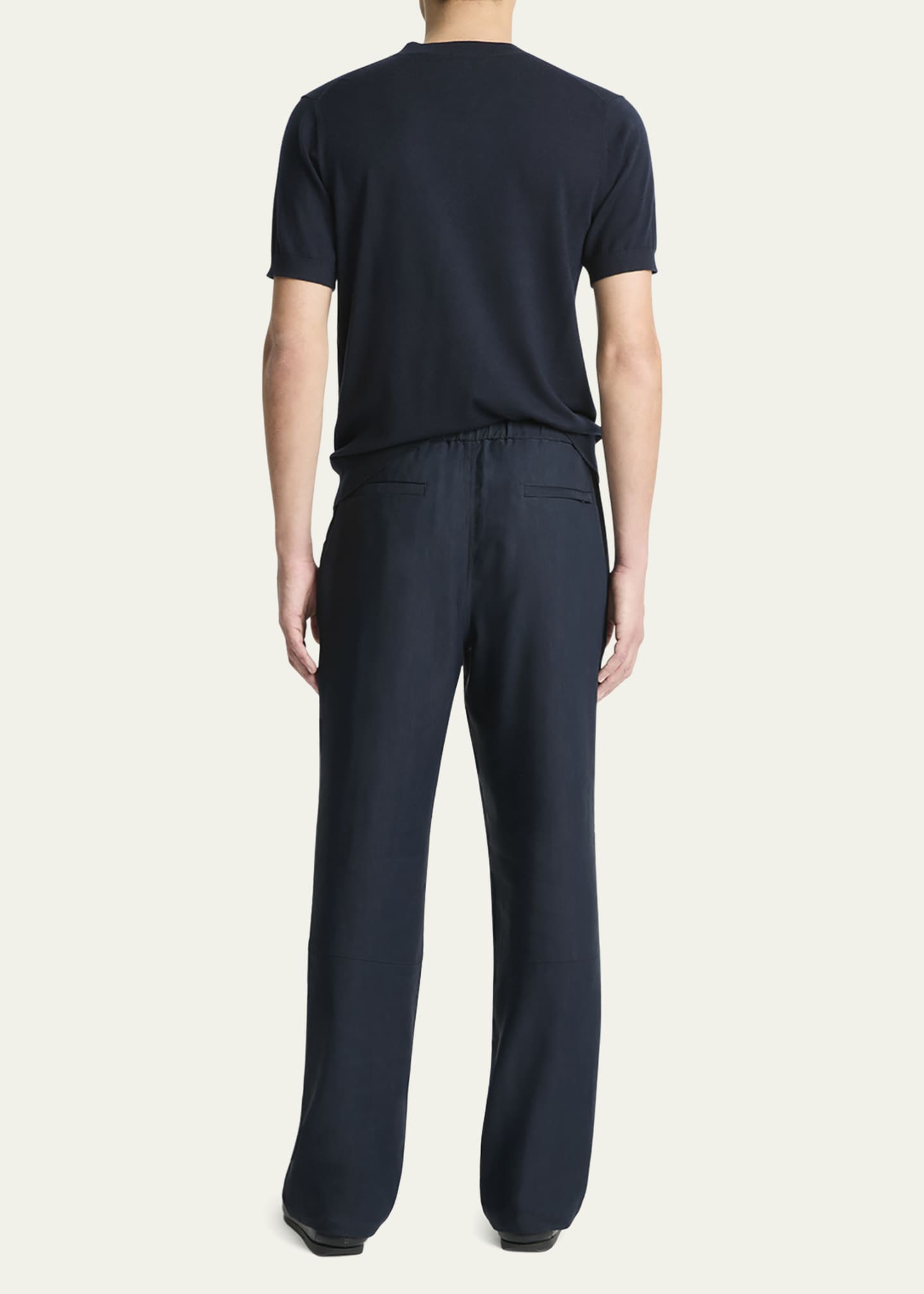 Vince Men's Compact Linen Louie Pants Image 3 of 4