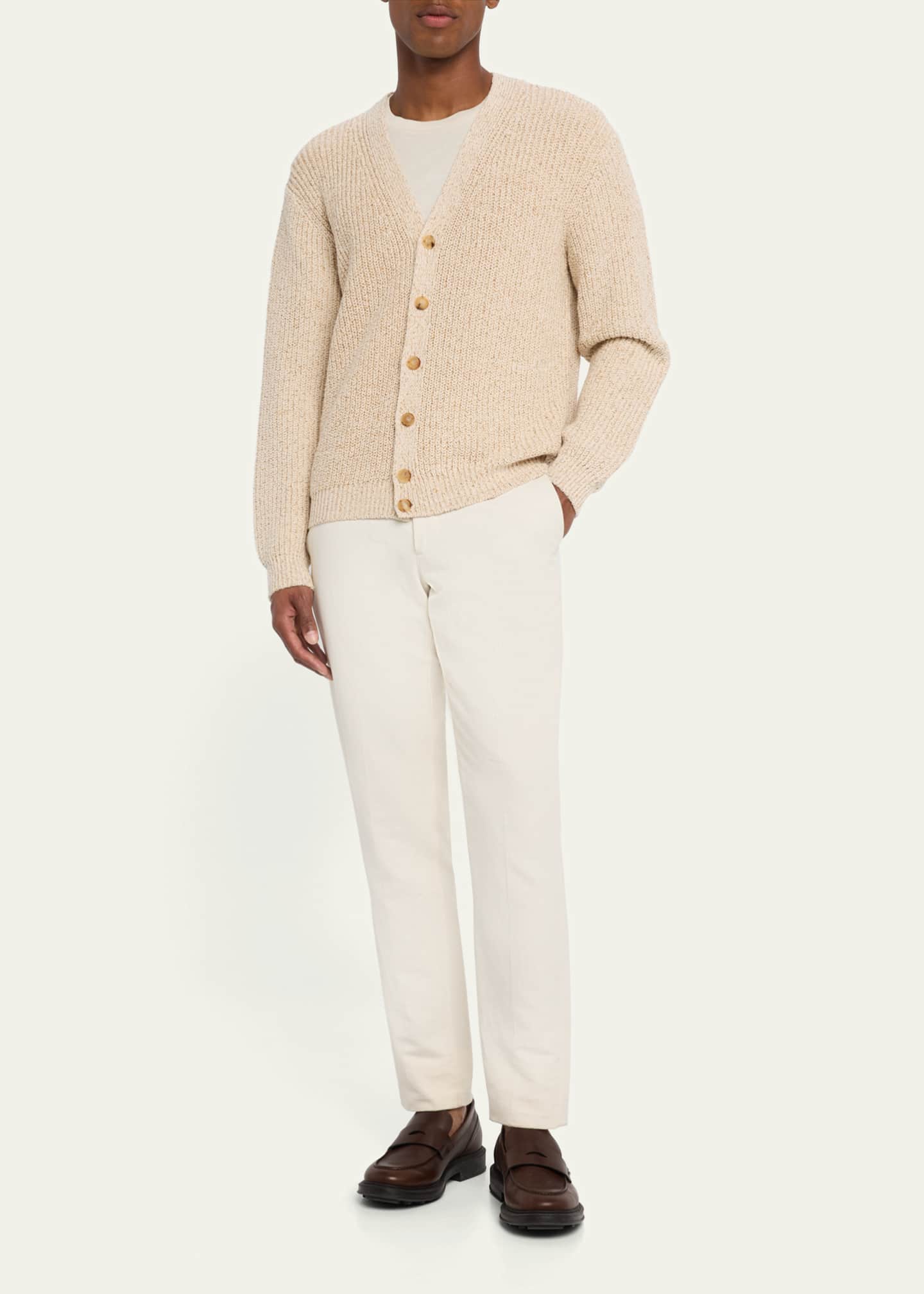 Loro Piana Men's Meina Cotton Cardigan - Bergdorf Goodman