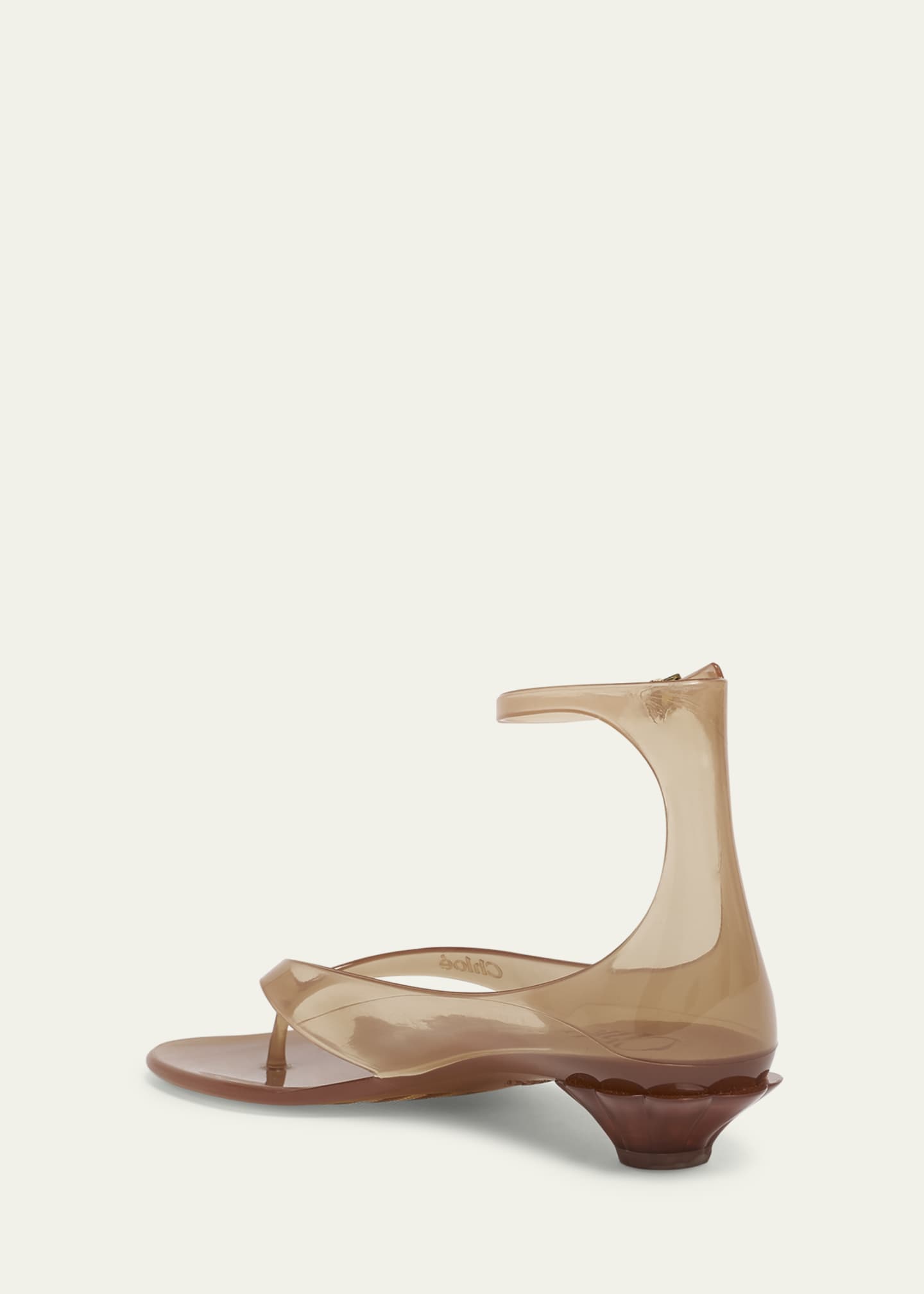 Chloe Jelly Thong Ankle-Strap Sandals Image 4 of 6