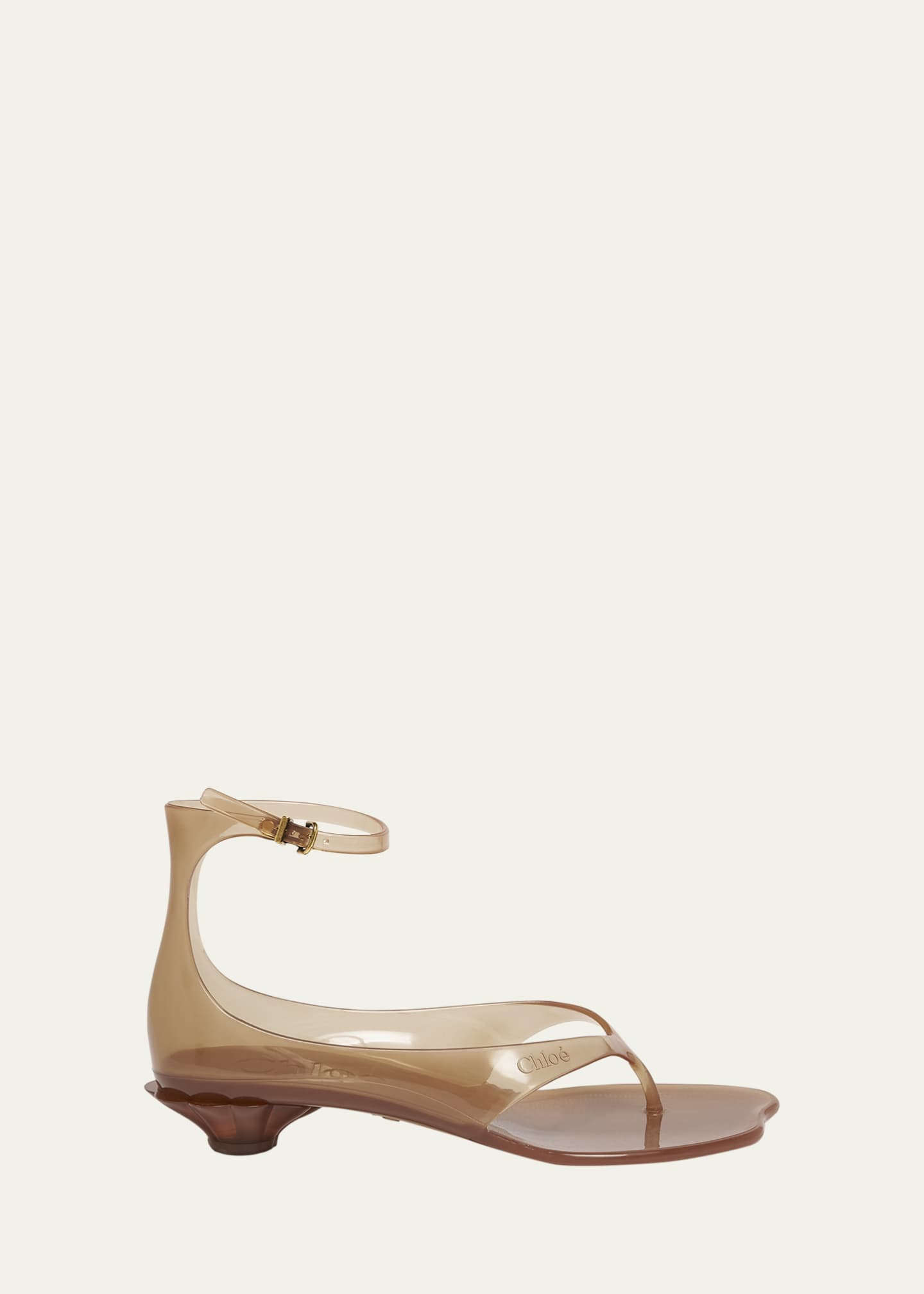 Chloe Jelly Thong Ankle-Strap Sandals Image 1 of 6