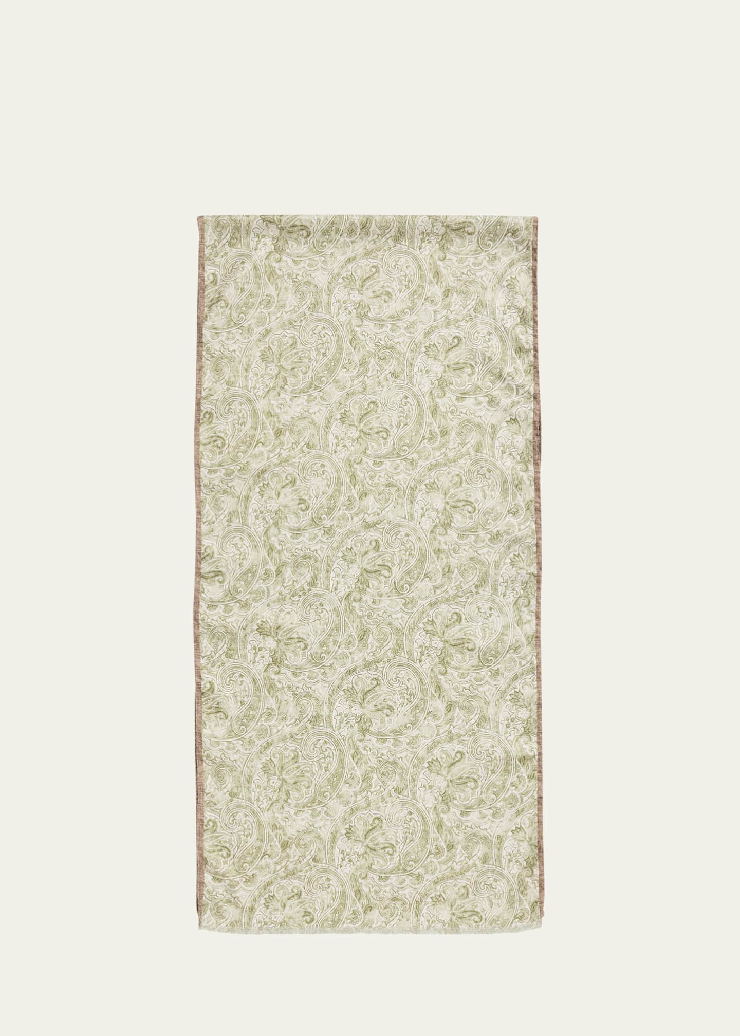 Rosi Collection Men's Silk and Linen Double-Face Scarf Image 1 of 4