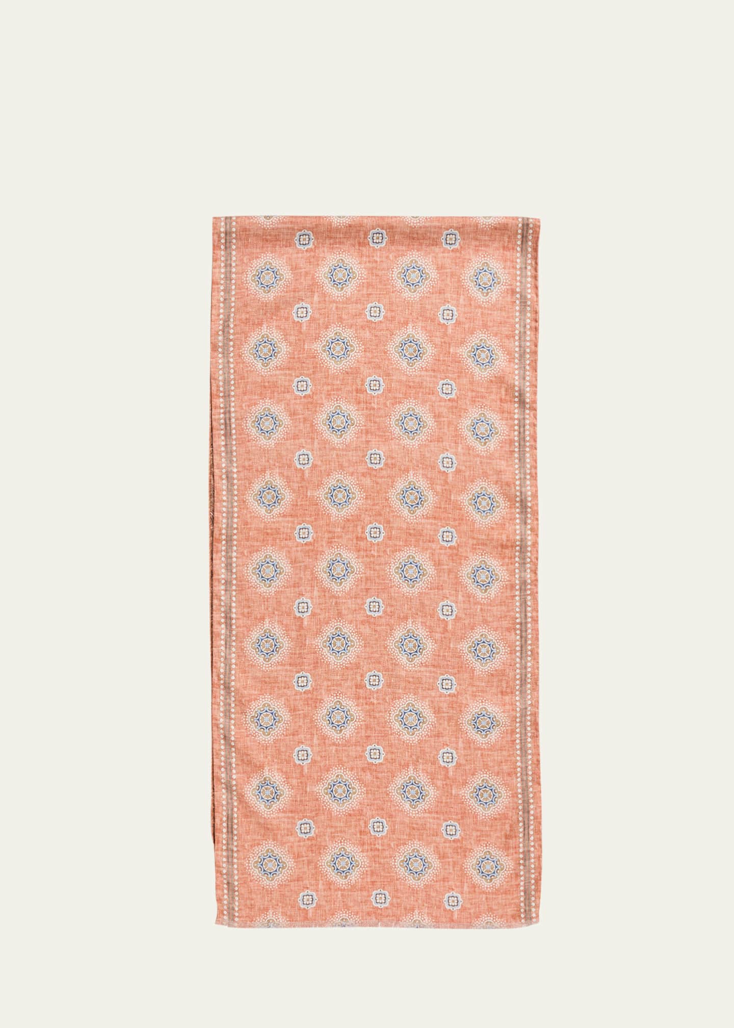 Rosi Collection Men's Double-Face Silk Scarf Image 1 of 4