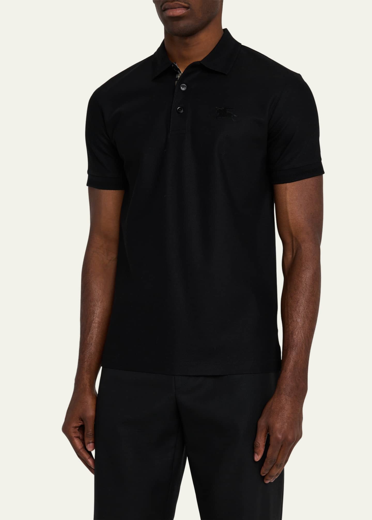 Burberry Men's Eddie EKD Polo Shirt Image 4 of 5