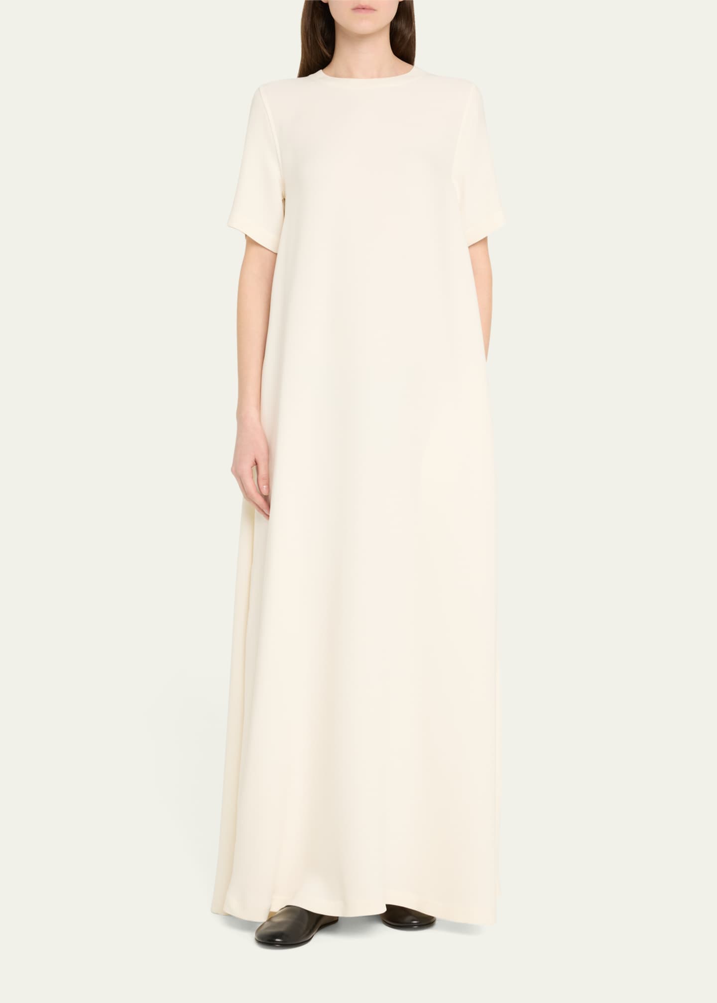 Brioni Long Silk T-Shirt Dress Image 2 of 5