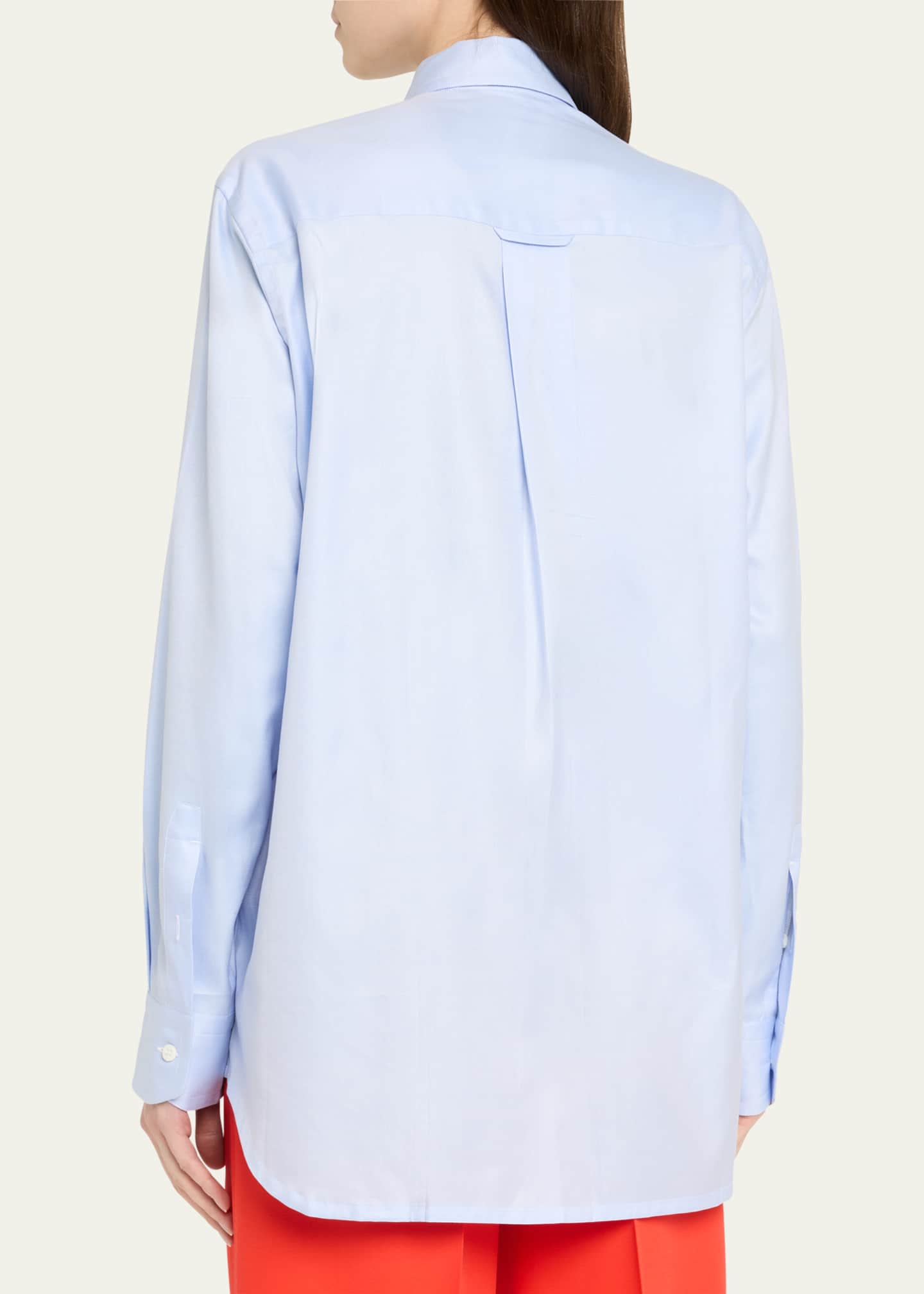Brioni Button Down Cotton Twill Shirt Image 3 of 5