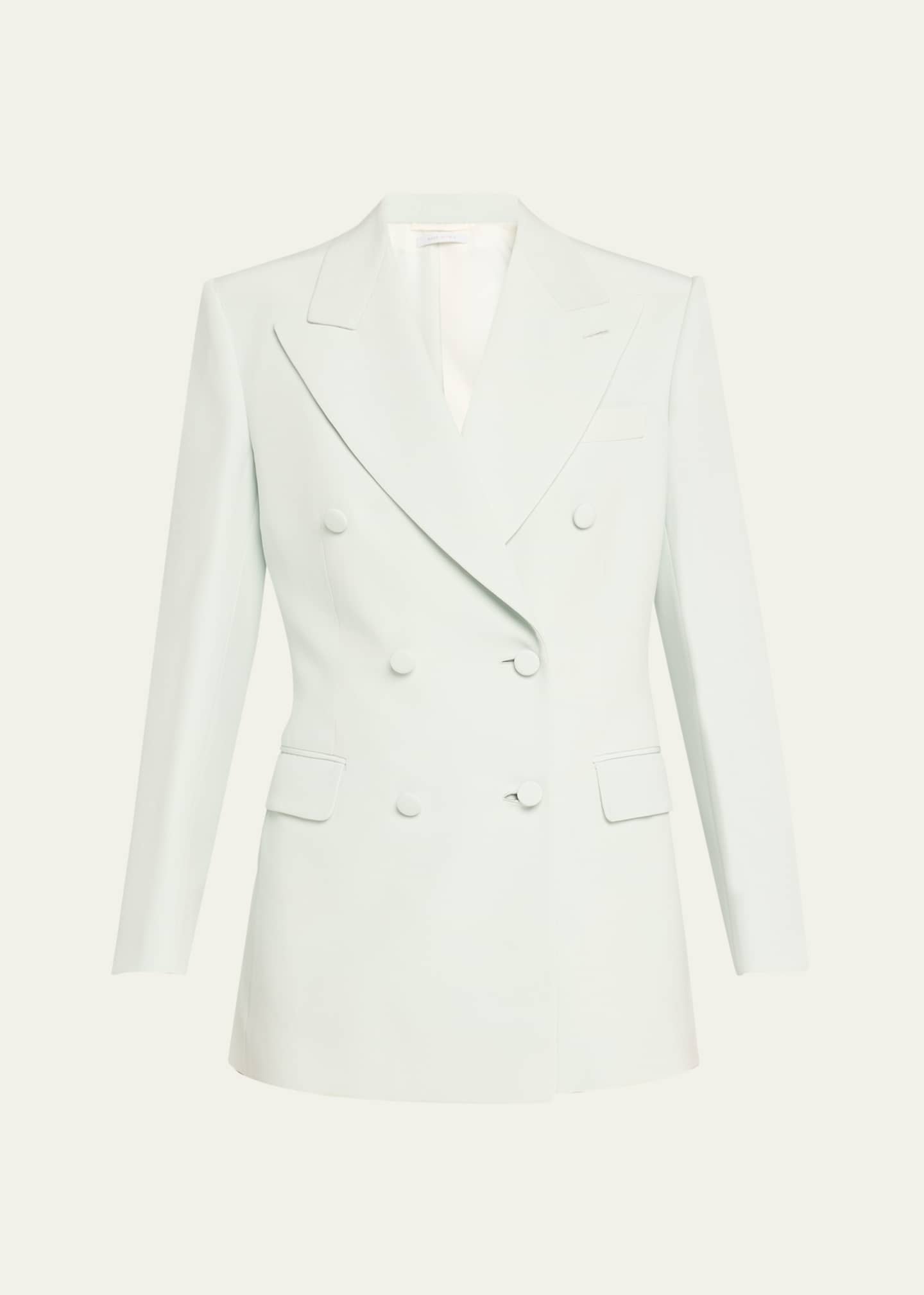 Brioni Double-Breasted Cady Silk Jacket Image 1 of 5