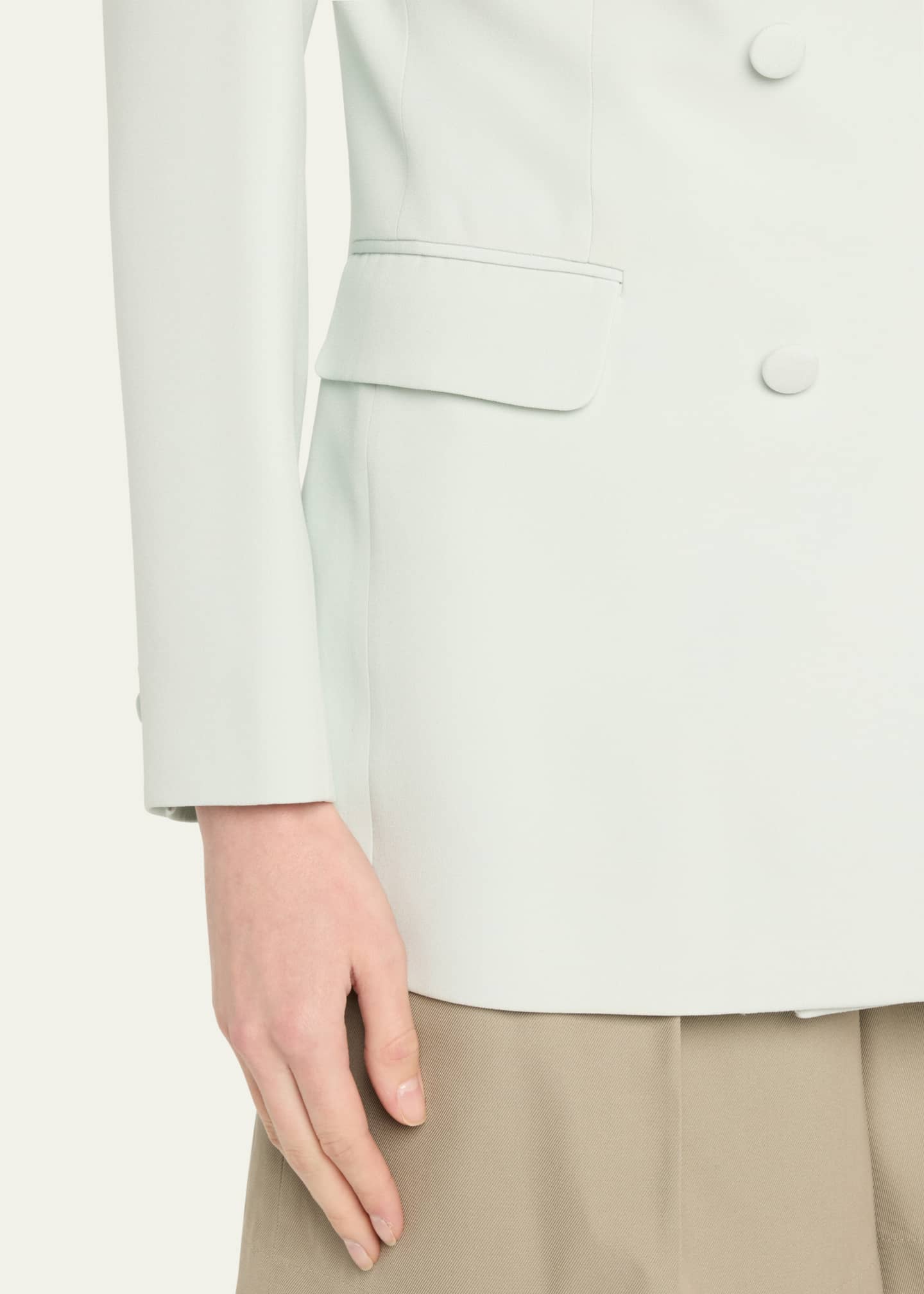 Brioni Double-Breasted Cady Silk Jacket Image 5 of 5