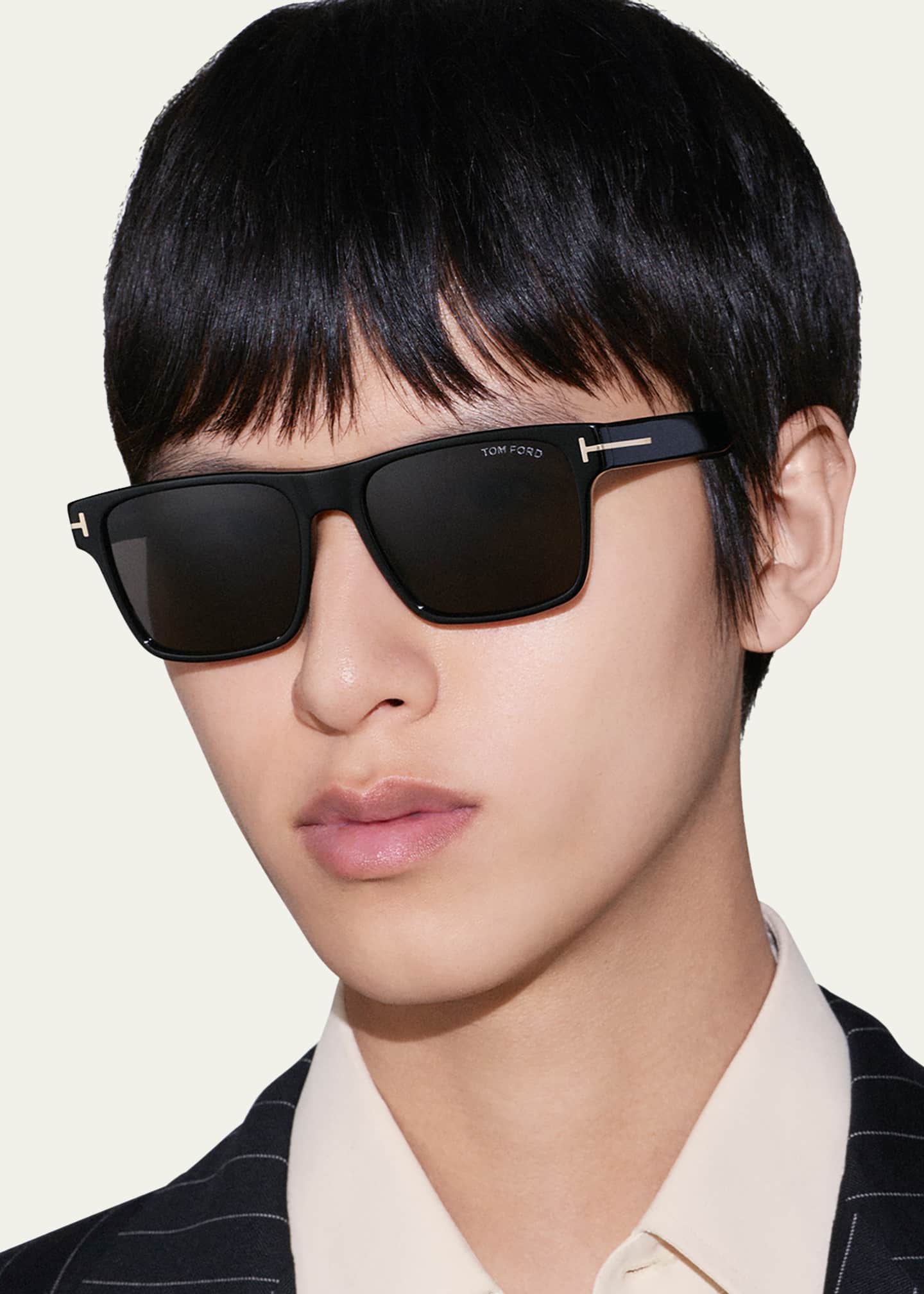 TOM FORD Men's Calder Acetate Square Sunglasses - Bergdorf Goodman